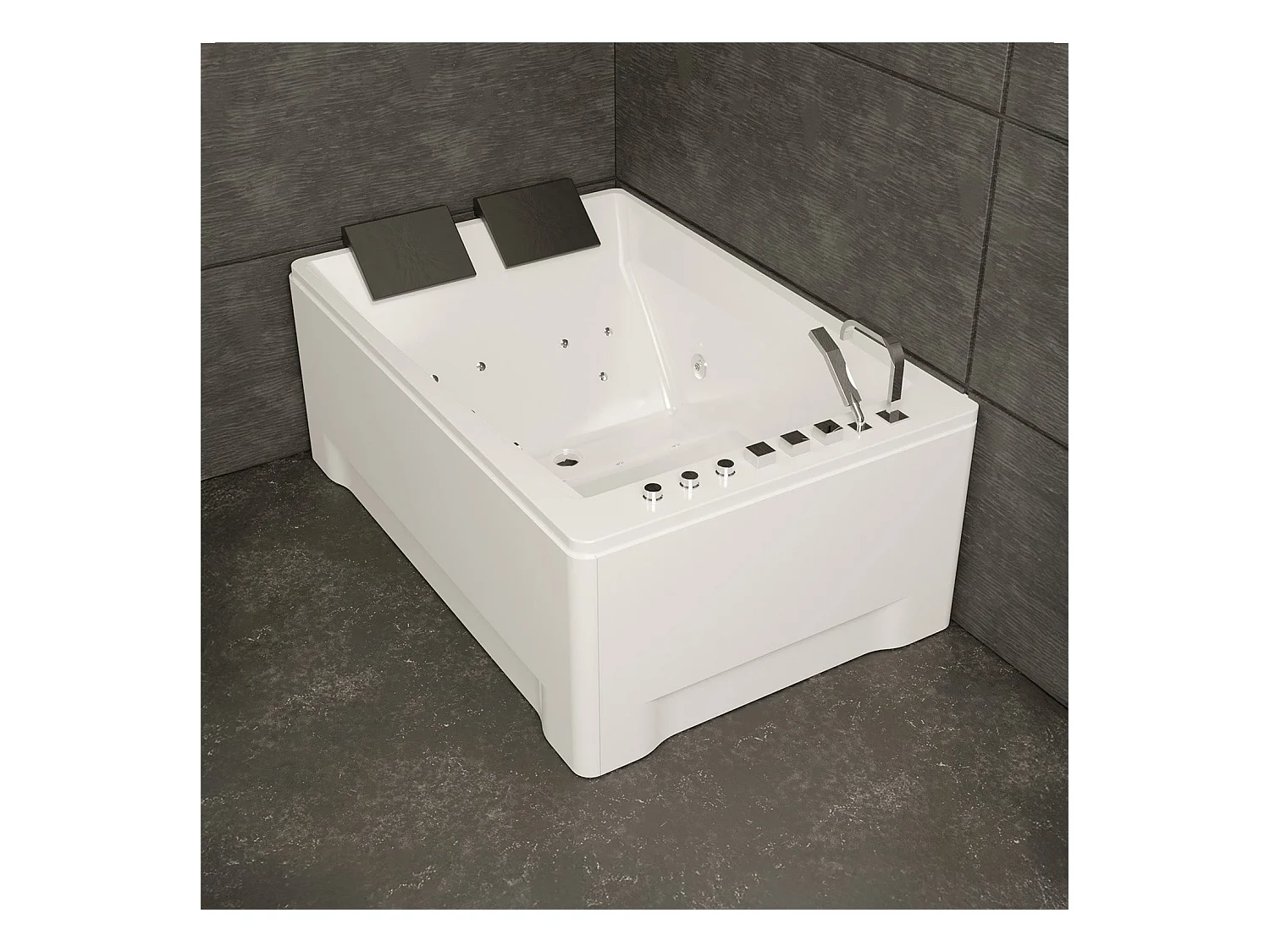 Baignoire Balnéo Tonsay duo Jets 180  x120  x68  cm, by SPALINA