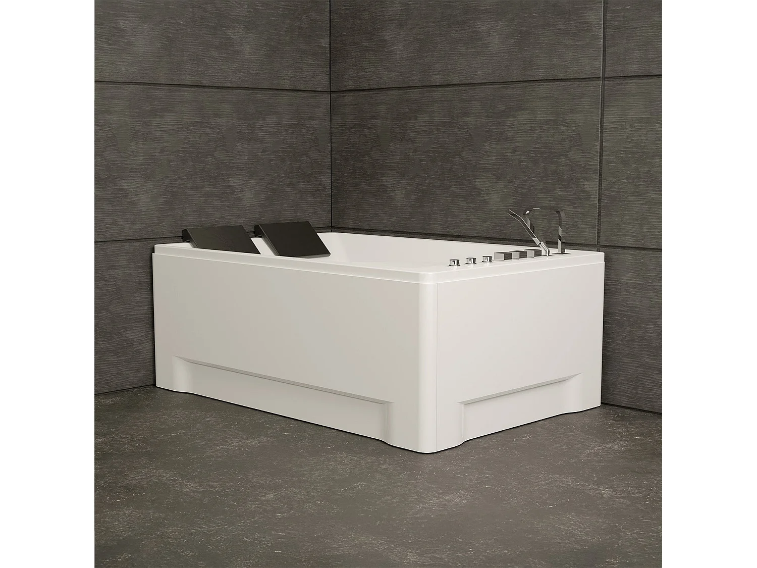 Baignoire Balnéo Tonsay duo Jets 180  x120  x68  cm, by SPALINA
