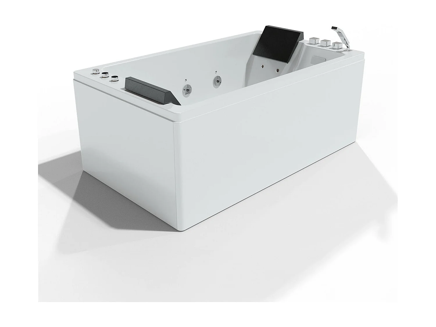 Baignoire Balnéo Brava duo Jets 170  x100  x63  cm, by SPALINA