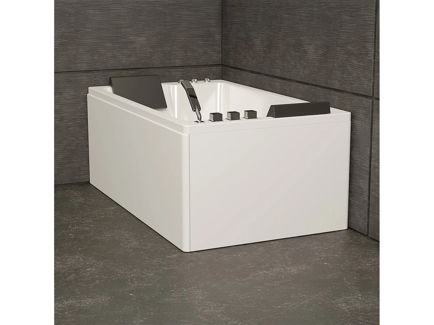 Baignoire Balnéo Brava duo Jets 170  x100  x63  cm, by SPALINA