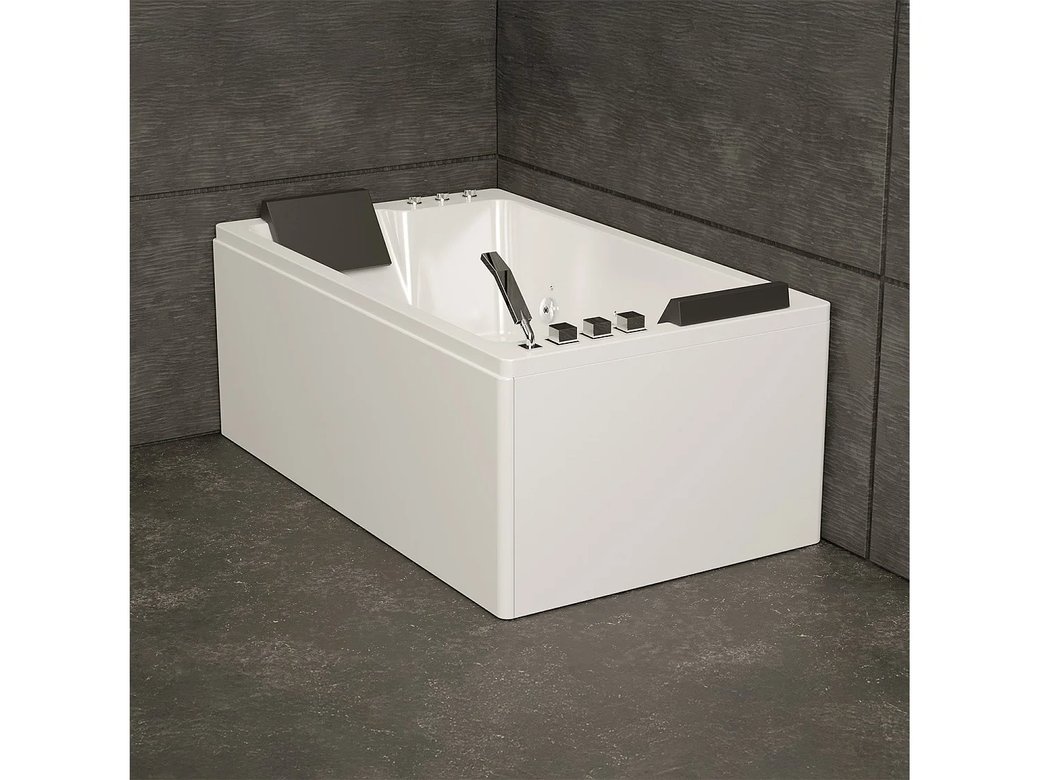 Baignoire Balnéo Brava duo Jets 170  x100  x63  cm, by SPALINA