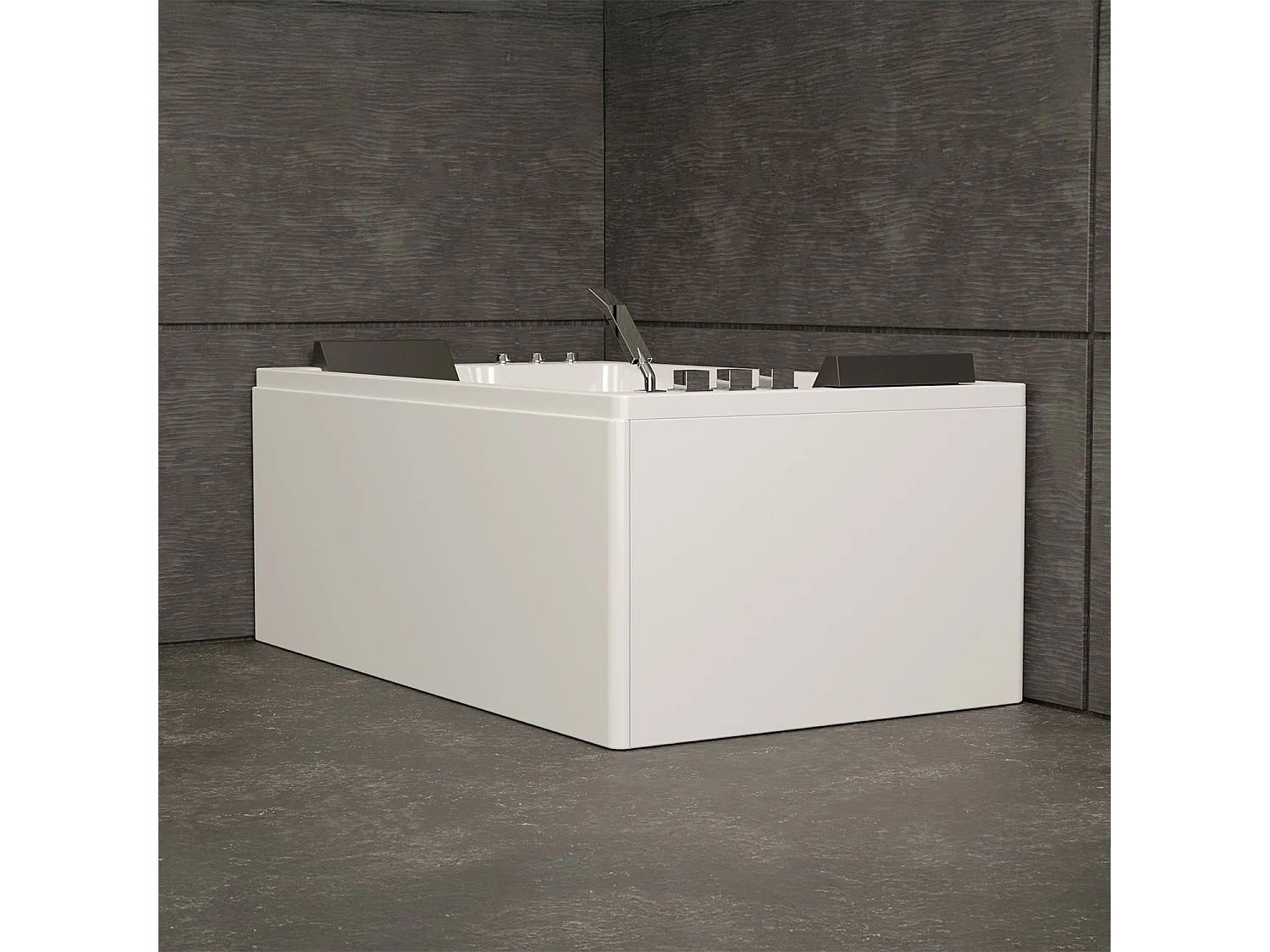 Baignoire Balnéo Brava duo Jets 170  x100  x63  cm, by SPALINA