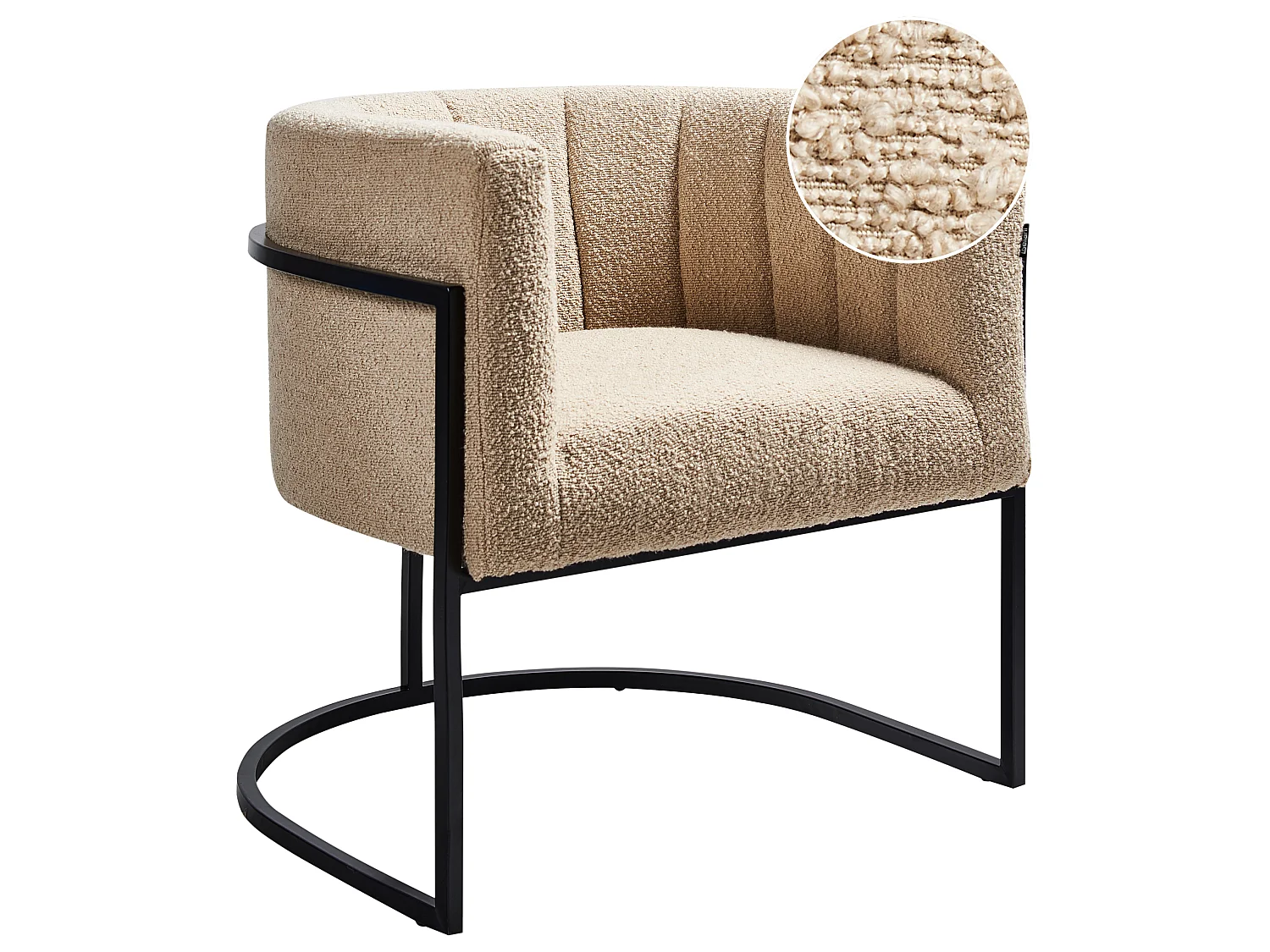 Armchair LARVIK II Boucle Beige