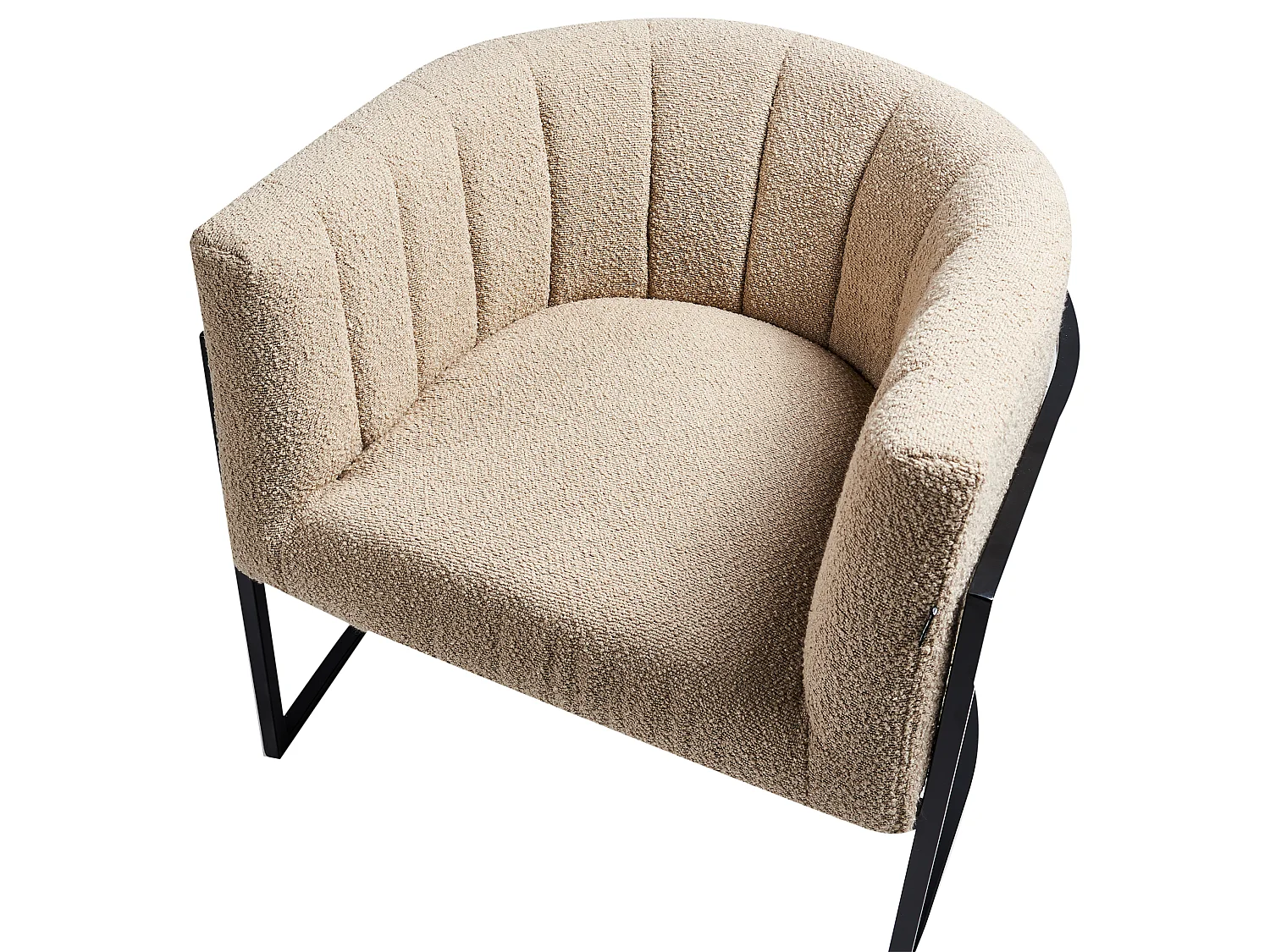 Armchair LARVIK II Boucle Beige