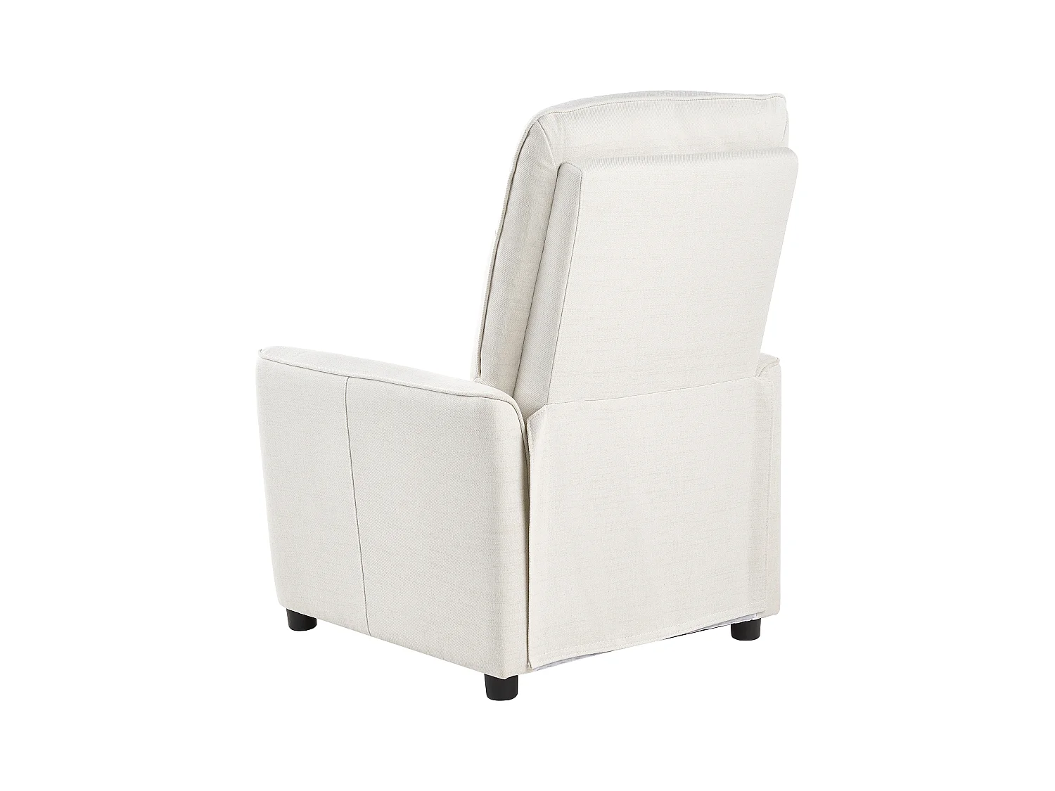 Sillón reclinable SANDE Tela Blanco crema