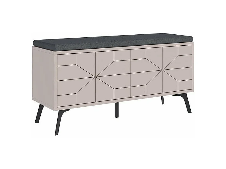 Meuble de rangement chaussures 4 portes H55 cm - DUNE BENCH