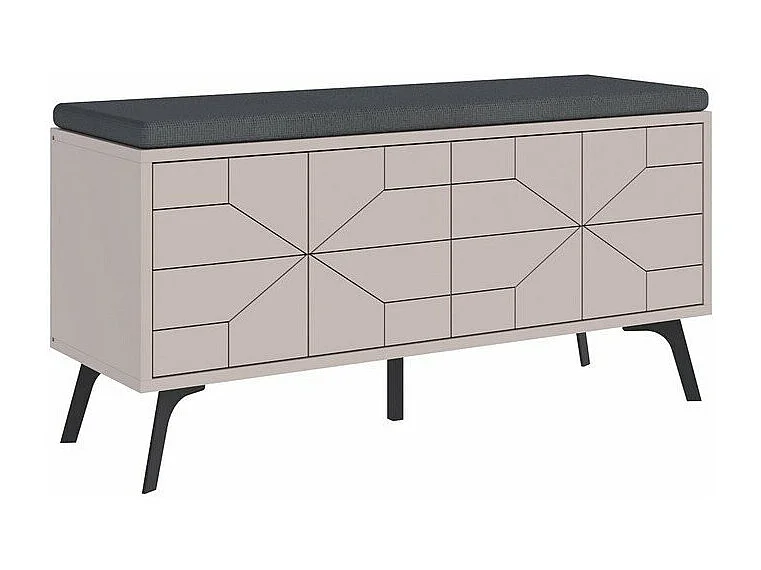 Schoenenkast met 4 deuren DUNE BENCH - Elegant en duurzaam opbergen