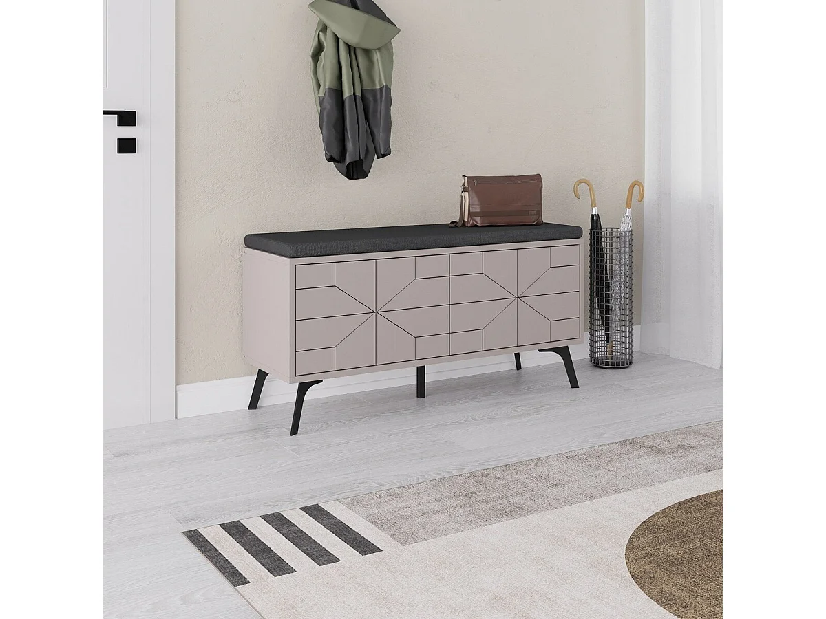 Schoenenkast met 4 deuren DUNE BENCH - Elegant en duurzaam opbergen