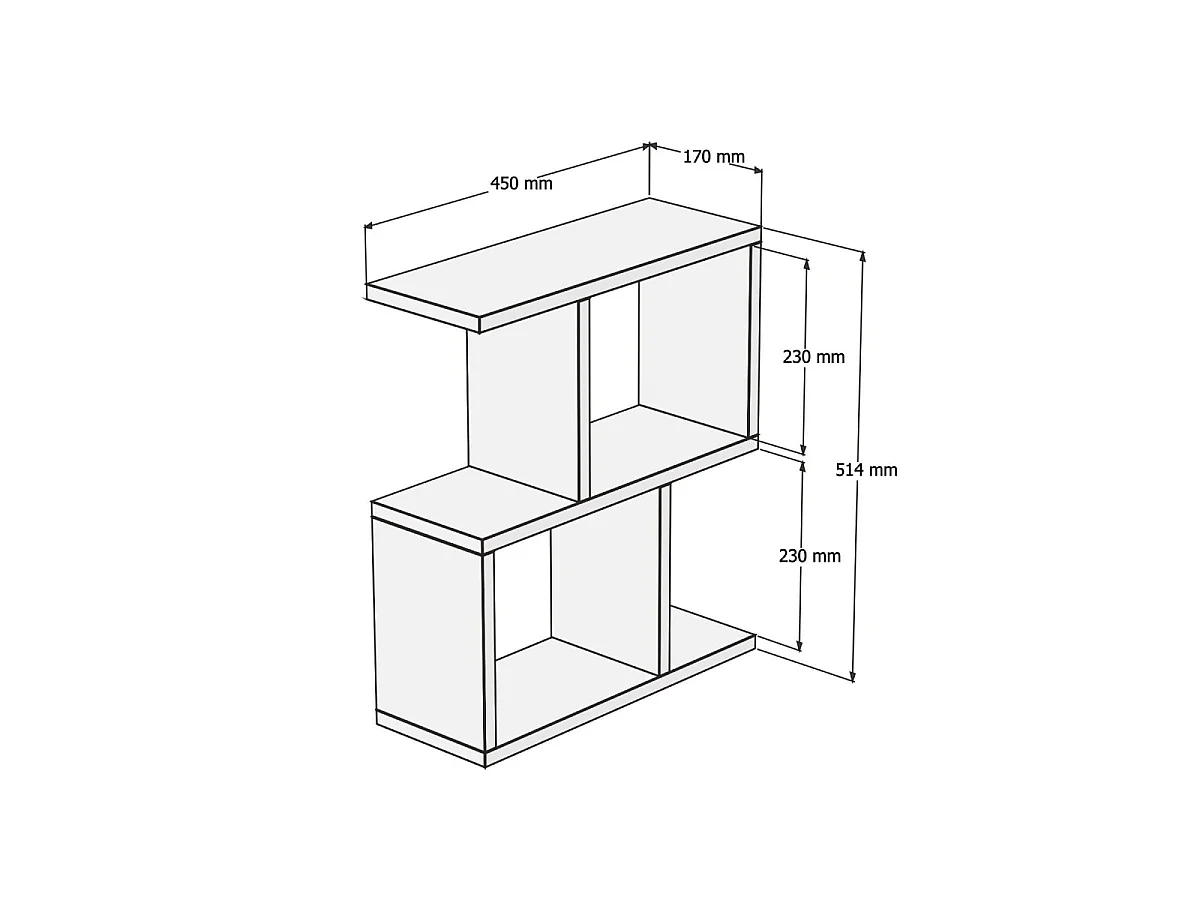 Bout de canapé L45 cm - ZET
