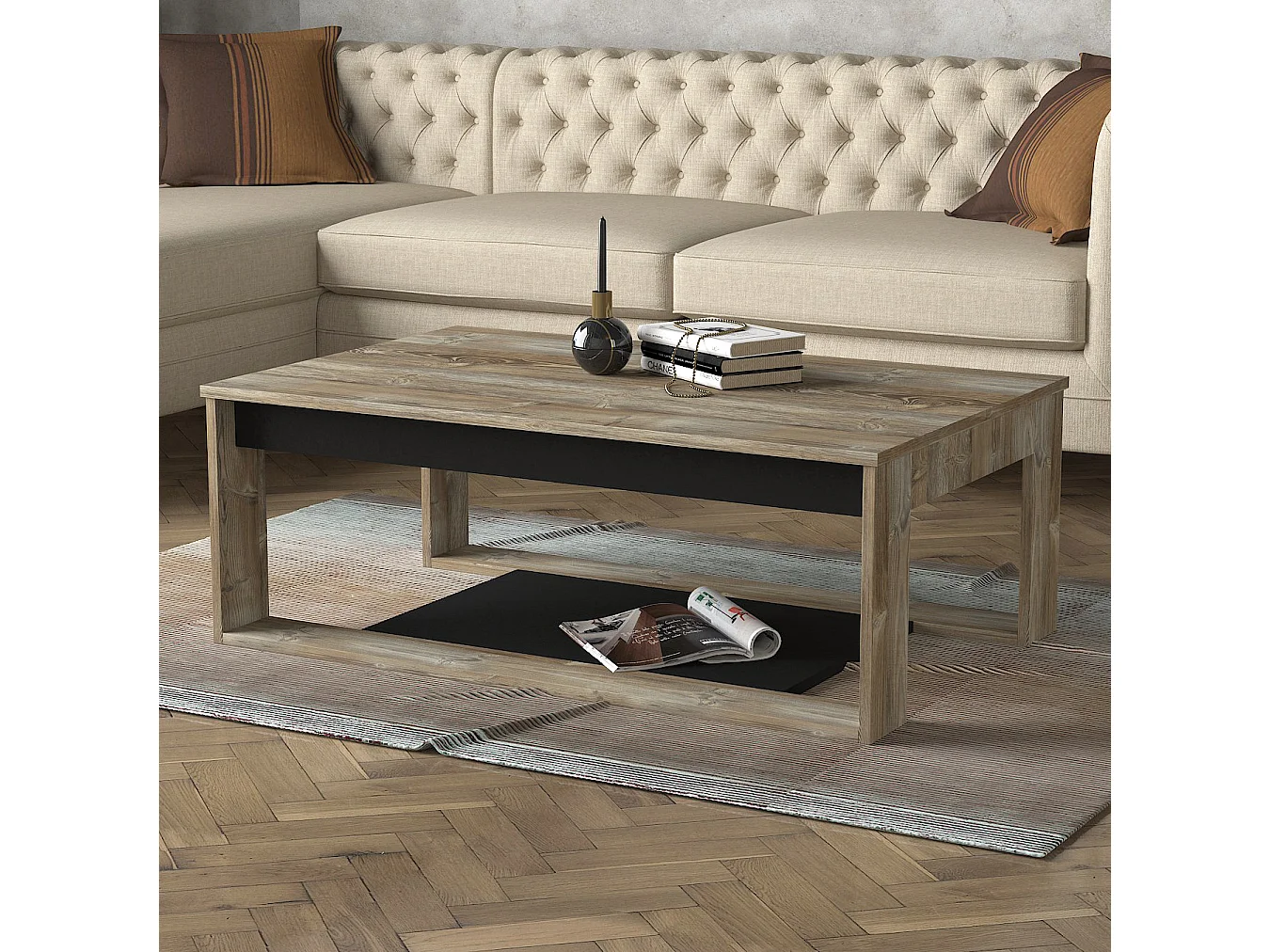 Couchtisch Costa Eiche