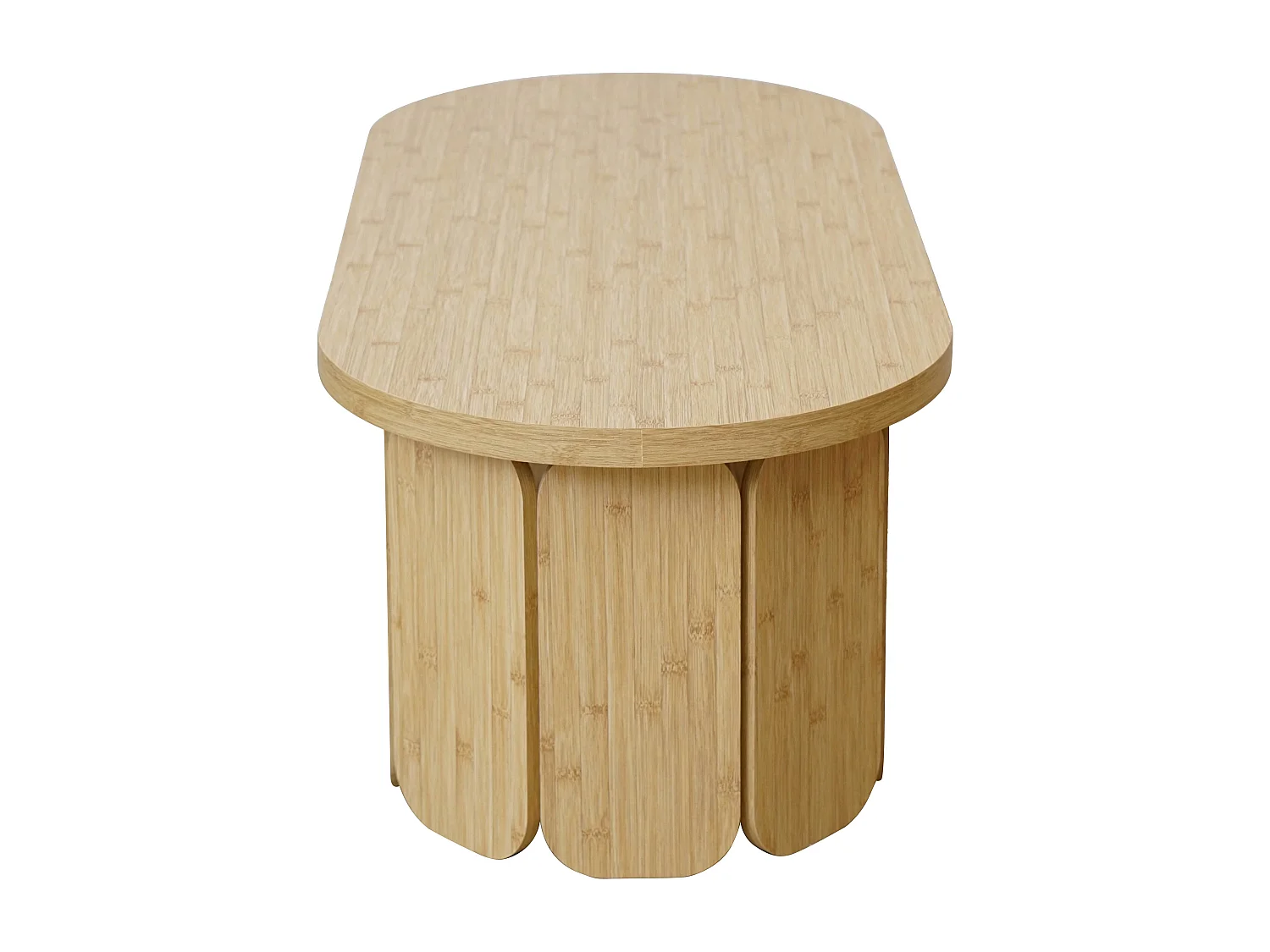 Salontafel van MDF met melamine-effect in beige hout