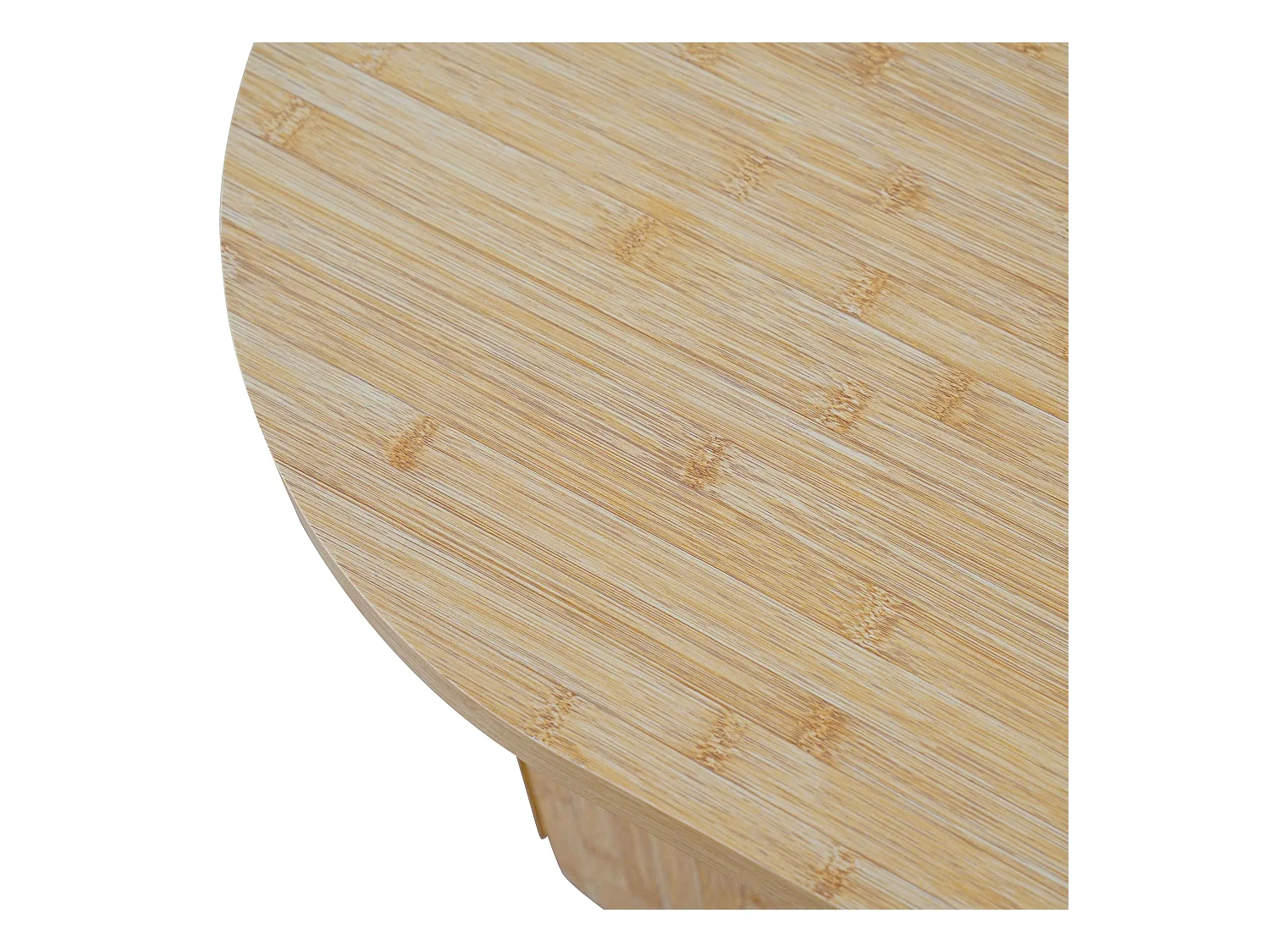 Table basse en MDF effet bois beige