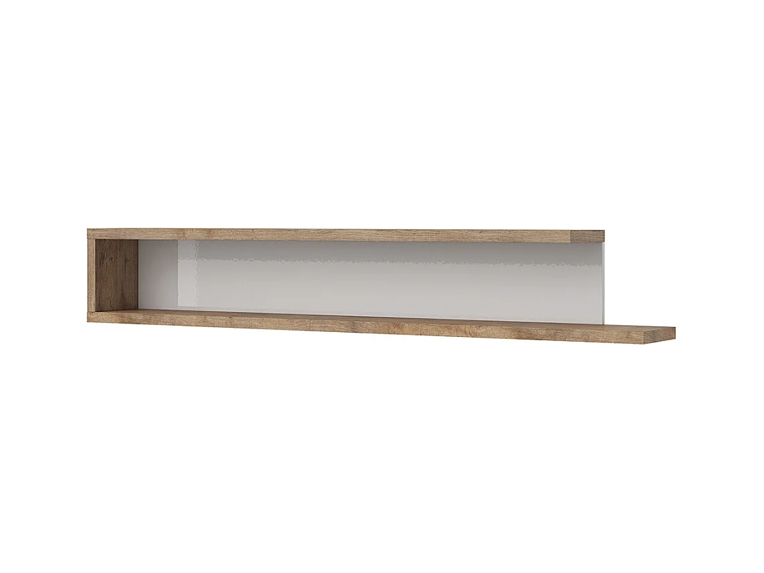 Etagère murale Azior Blanc et Bois
