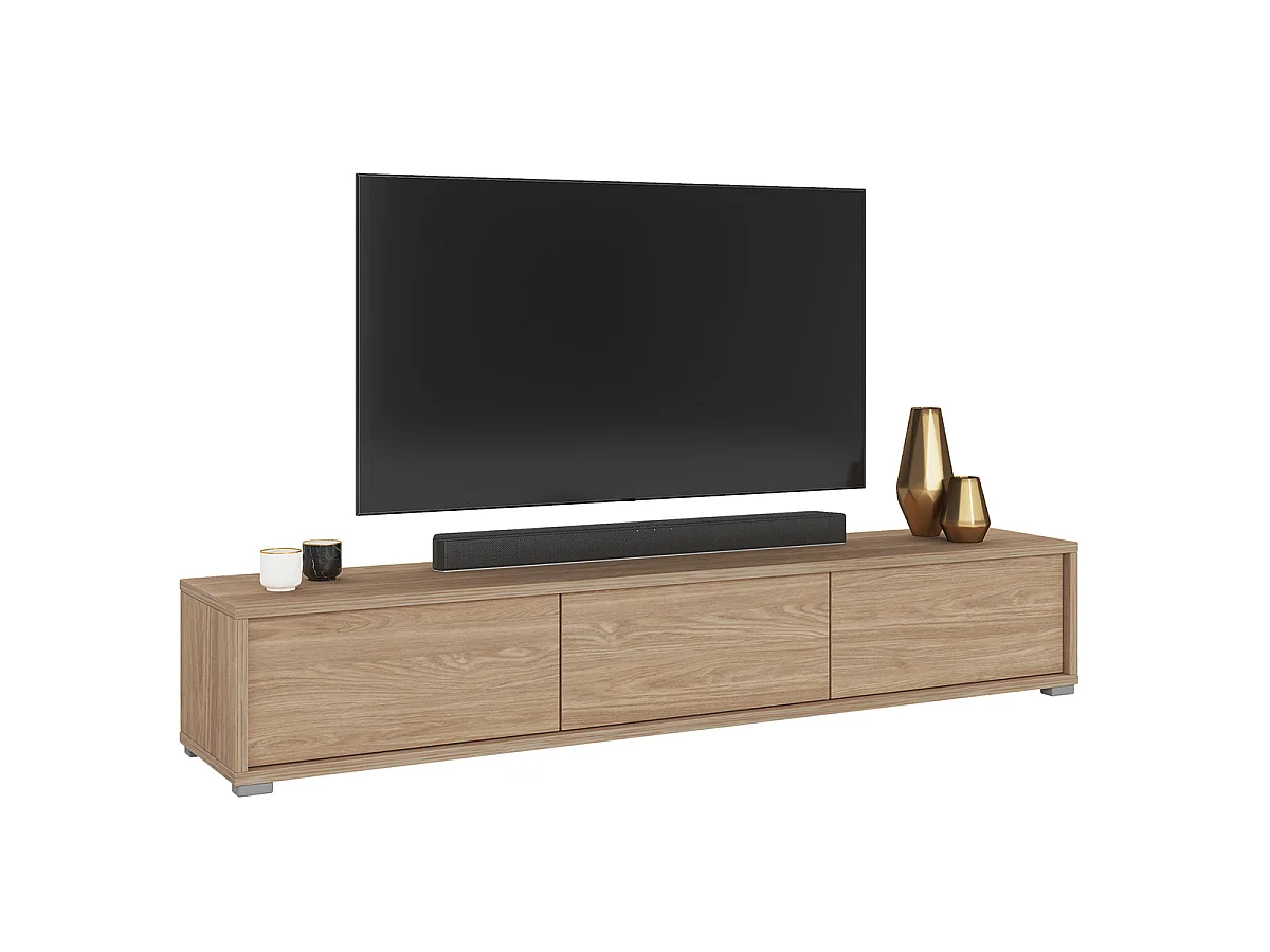 Idra Wood 3-dörrars väggmonterad TV-möbel 180 cm
