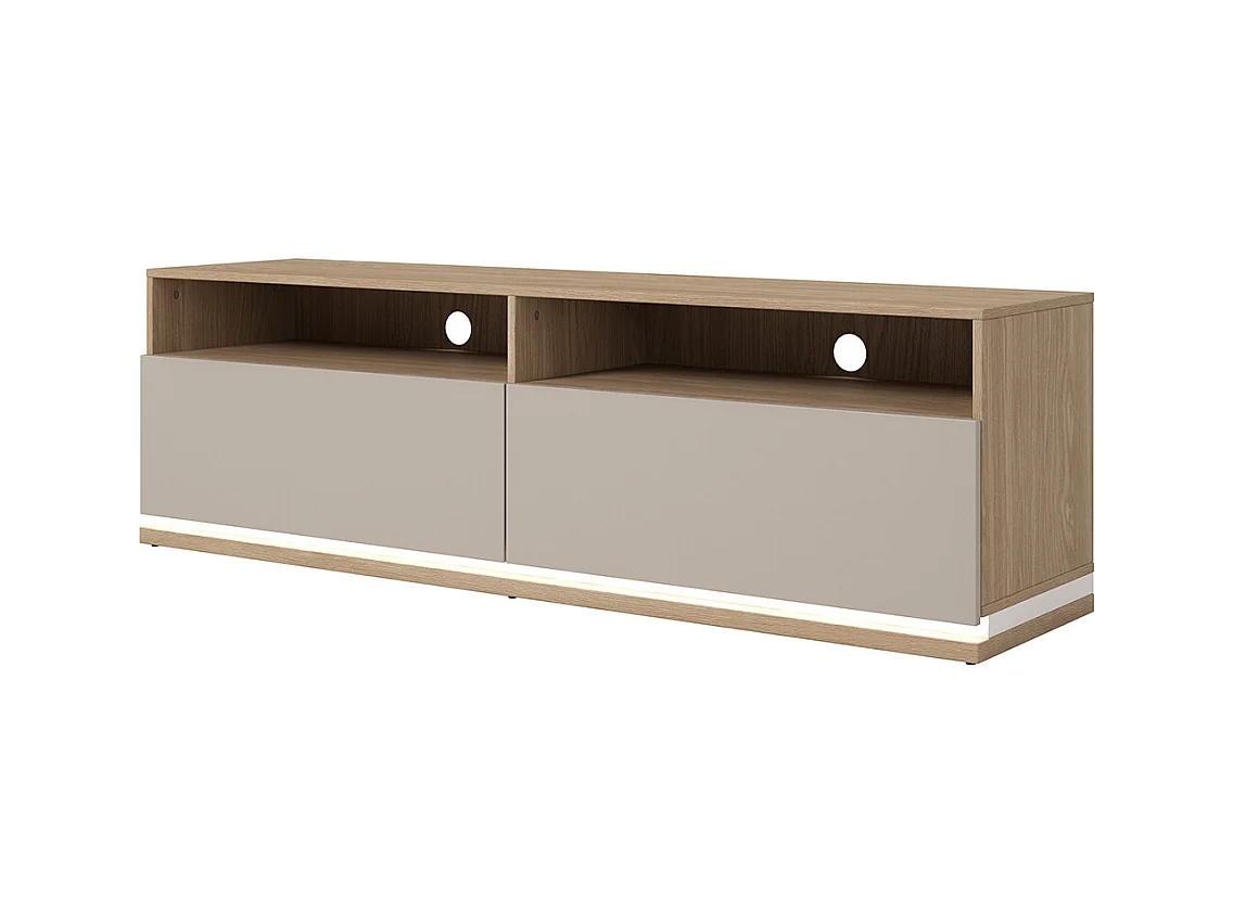 Iria Kasjmier en Hout TV-meubel met 2 laden 160 cm