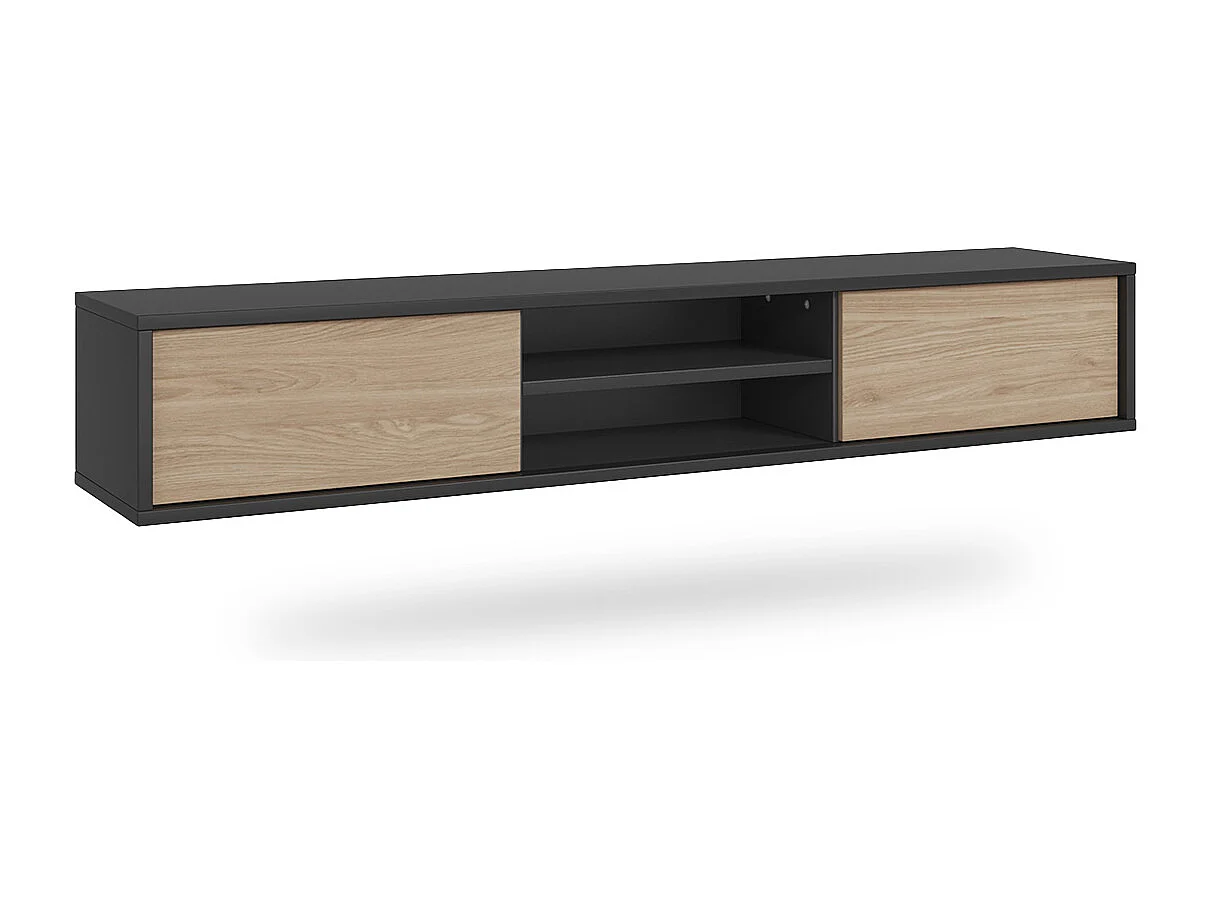 Idra Grijs en Hout 2-deurs 180 cm TV-meubel