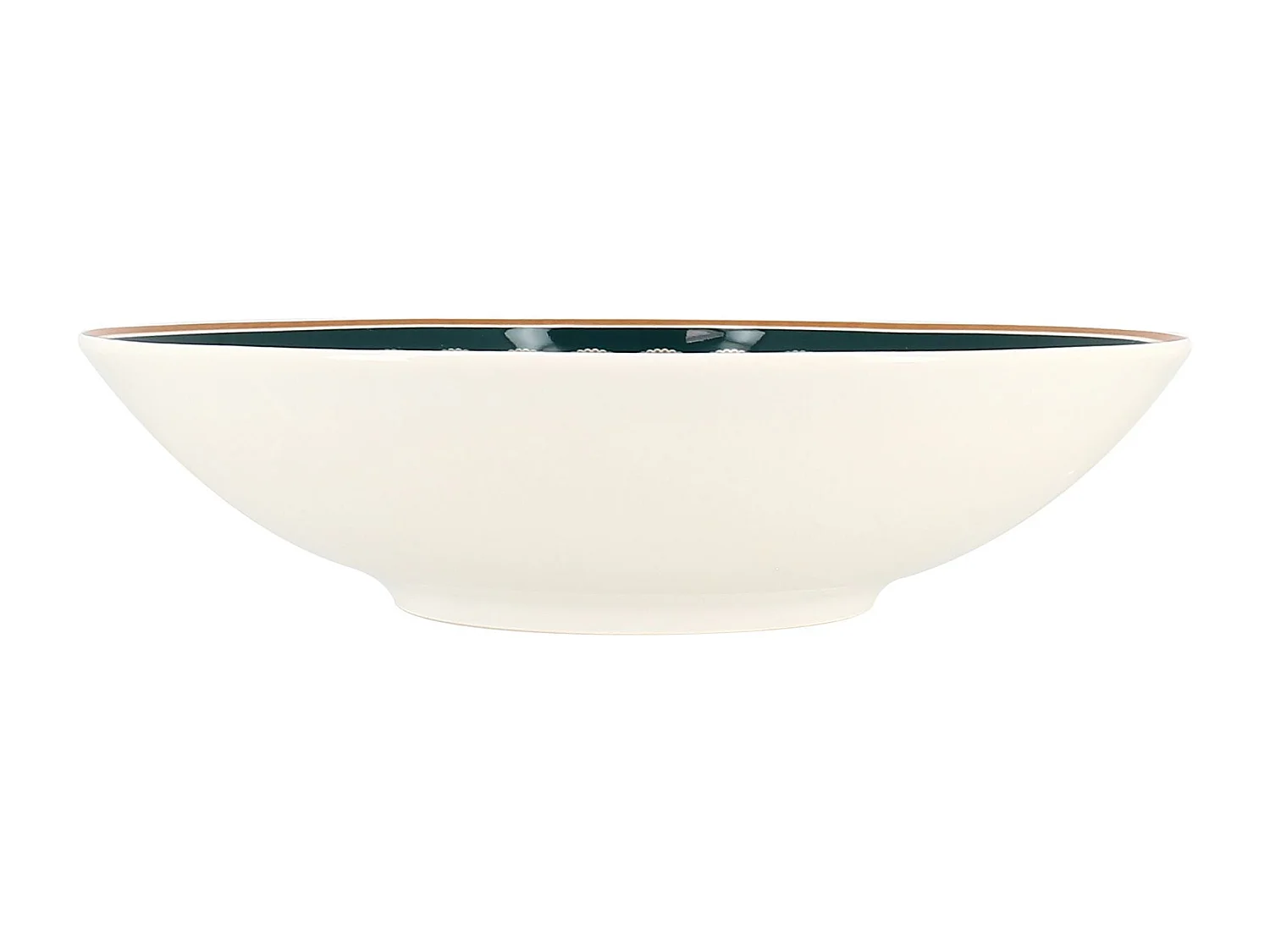 Novastyl - Lot 6 Assiettes Creuses Botanic 21cm En Porcelaine