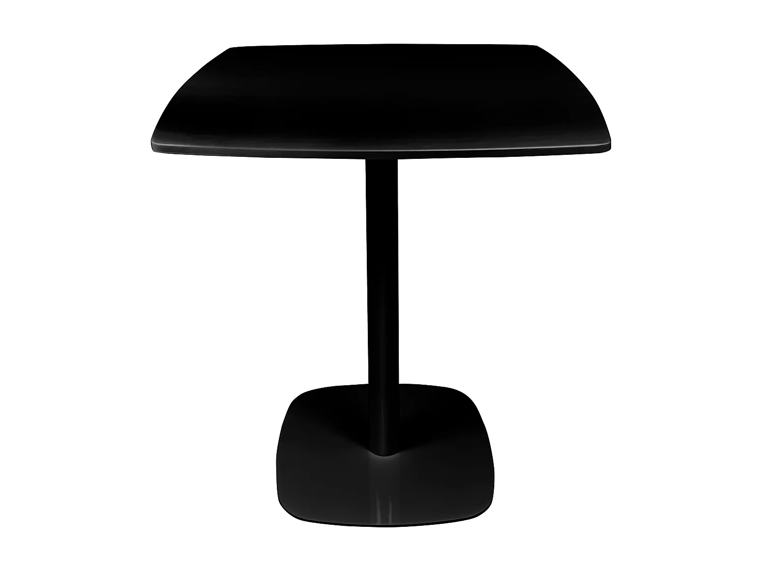 Tavolo quadrato 70×70 cm, tavolo da pranzo nero mod. Thomas