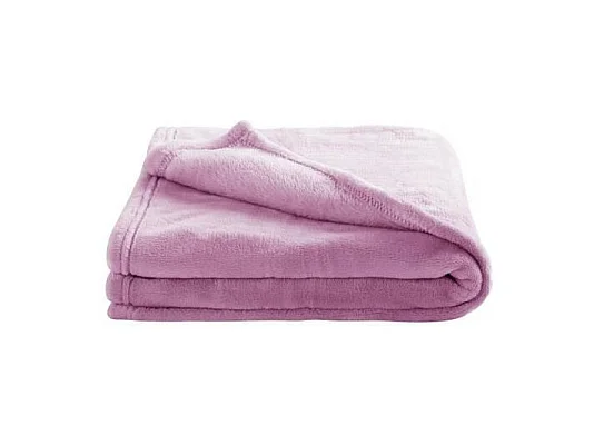 Microdoux DOUX NID 75x100 cm Lila Decke für Baby und Erwachsene