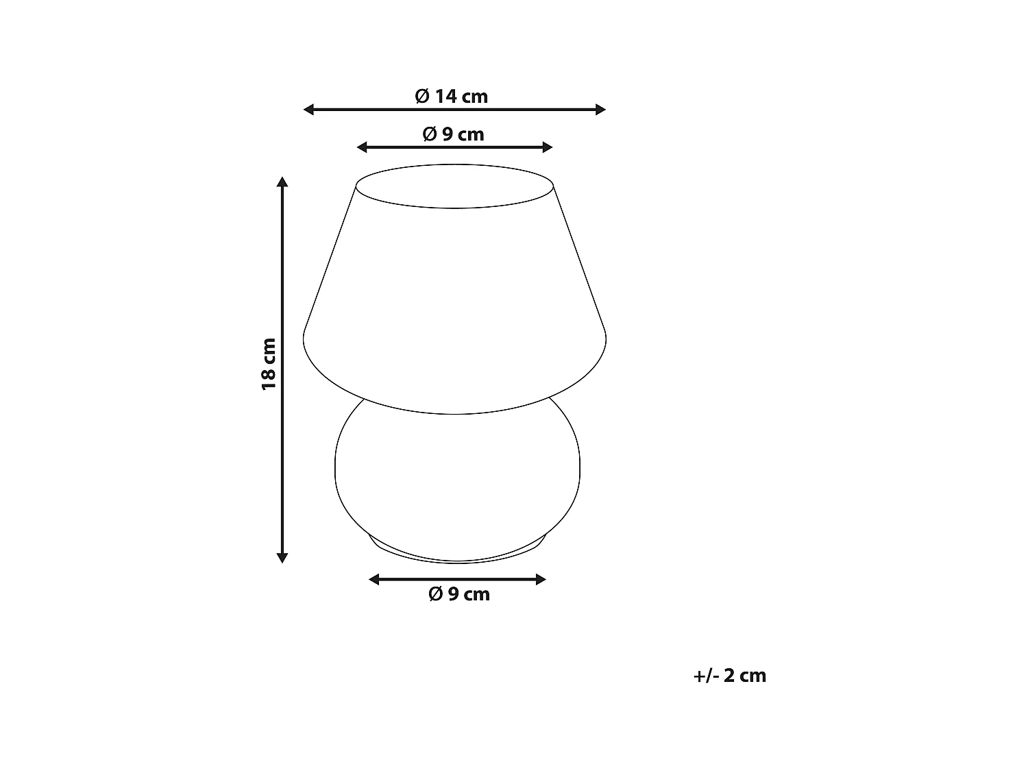 Lampe à poser LOBO Verre Vert