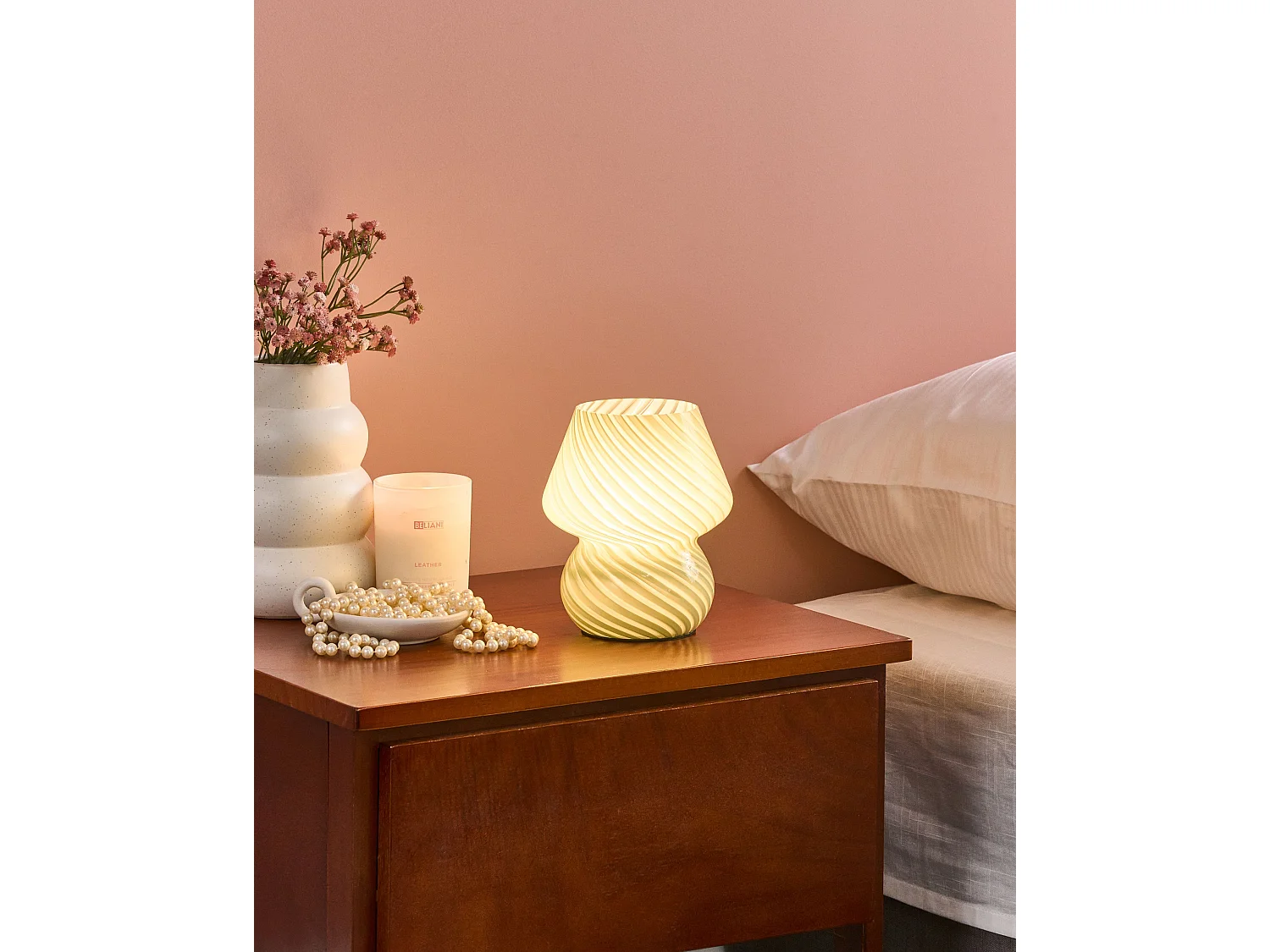 Lampe à poser LOBO Verre Vert