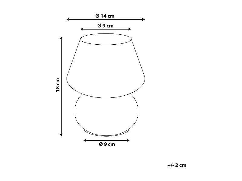 Tischlampe Glas grün modernes Design Nachttisch Schlafzimmer Leselampe Lobo