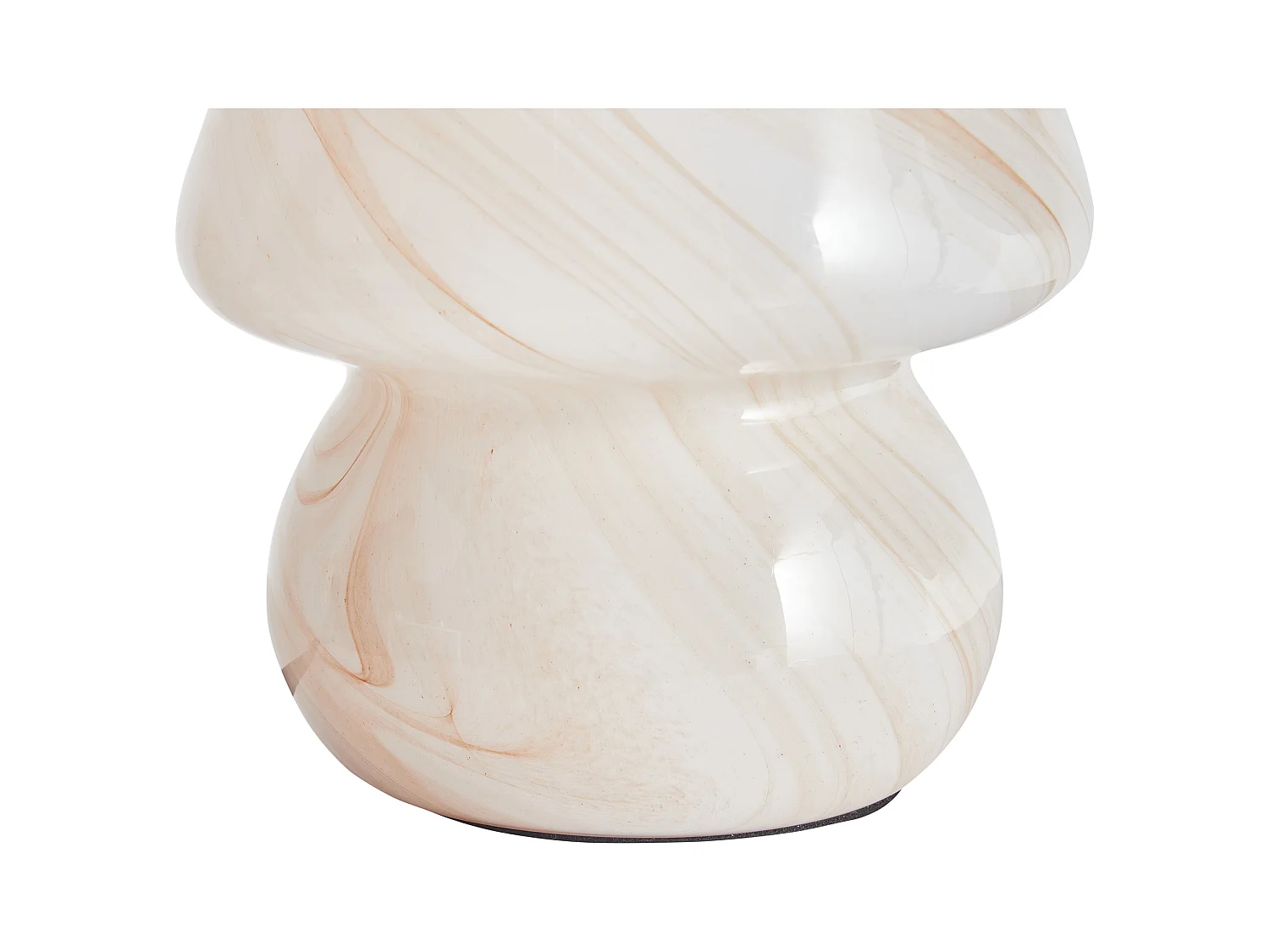 Lampe à poser LOBO Verre Marbre beige