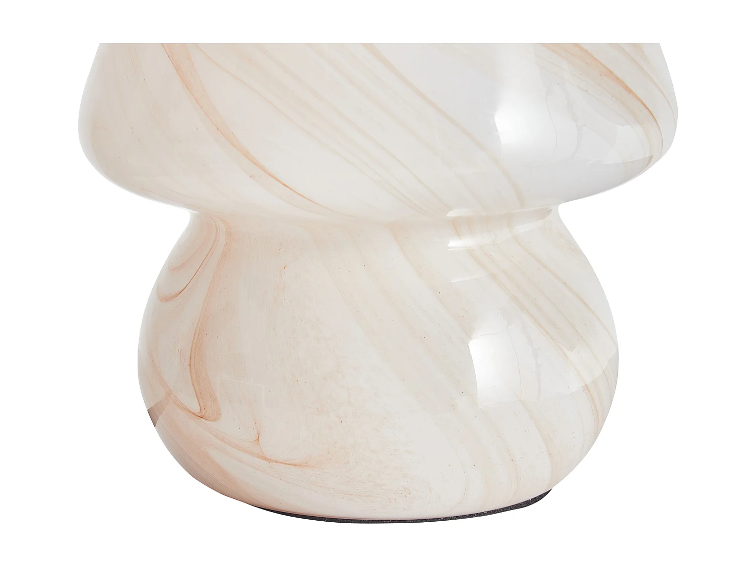 Lampe à poser LOBO Verre Marbre beige