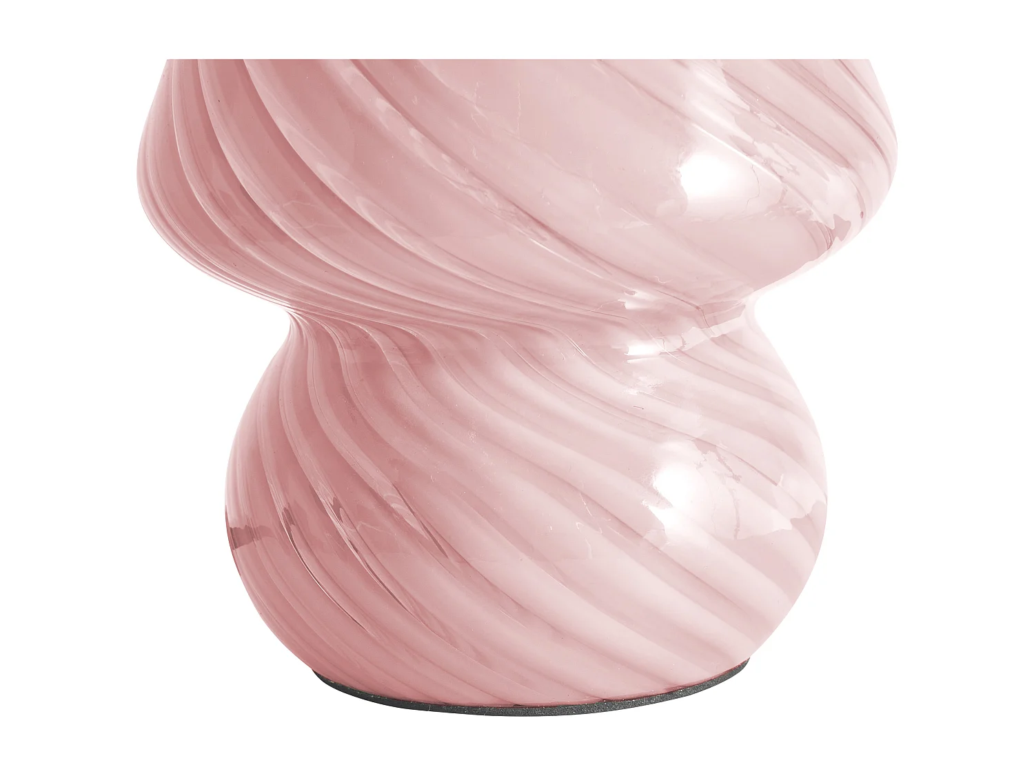 Lámpara de mesa LOBO Vidrio Rosa