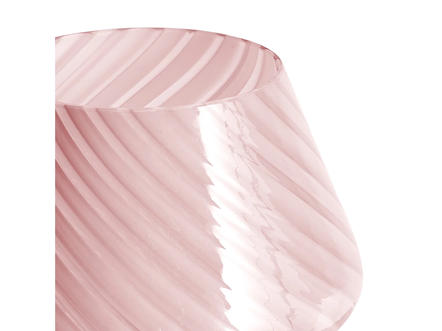 Lámpara de mesa LOBO Vidrio Rosa