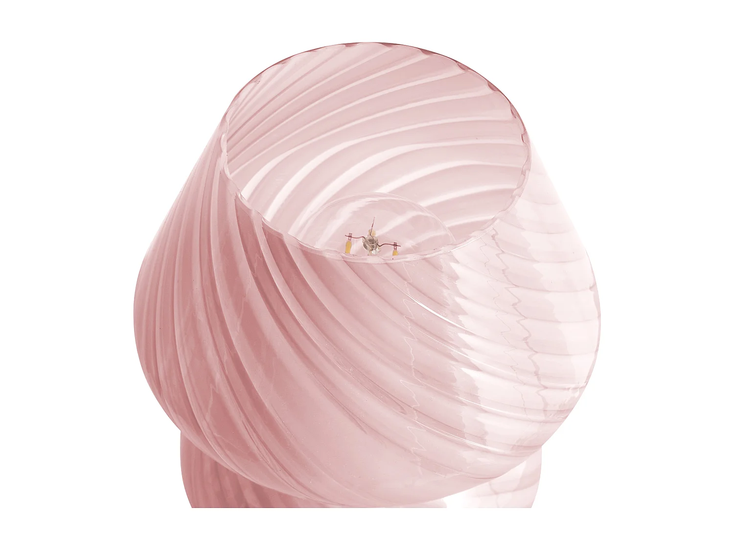 Lámpara de mesa LOBO Vidrio Rosa