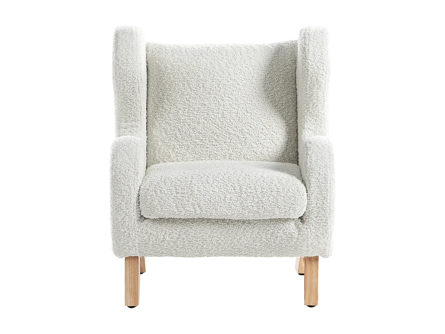 Kinderfauteuil FARUM Bouclé Gebroken wit