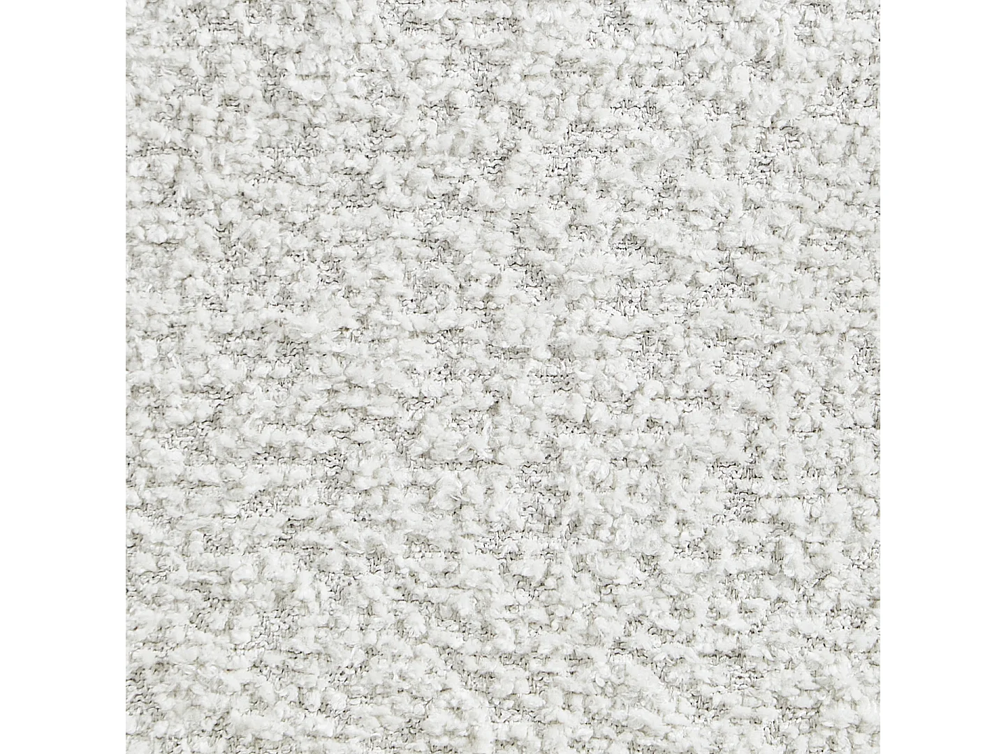 Fauteuil pour enfant en bouclé blanc cassé FARUM