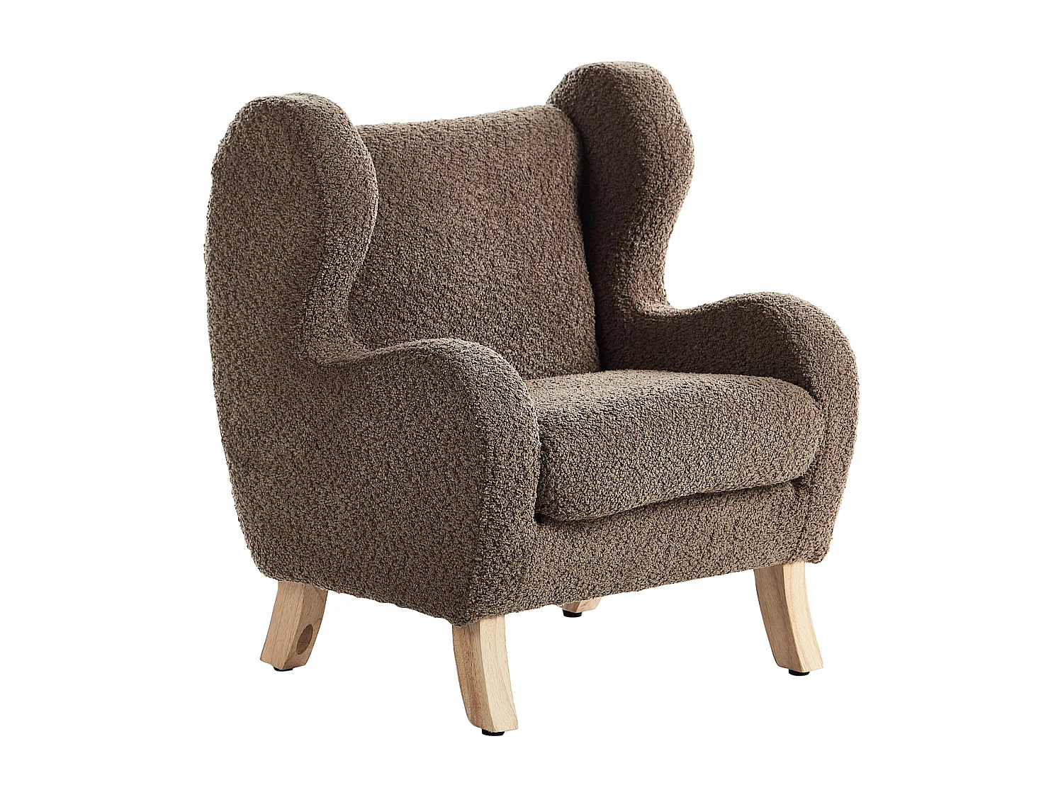 Fauteuil pour enfants FARUM Bouclé Marron