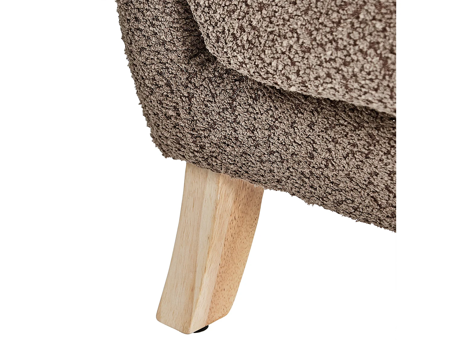 Kids Armchair FARUM Boucle Brown