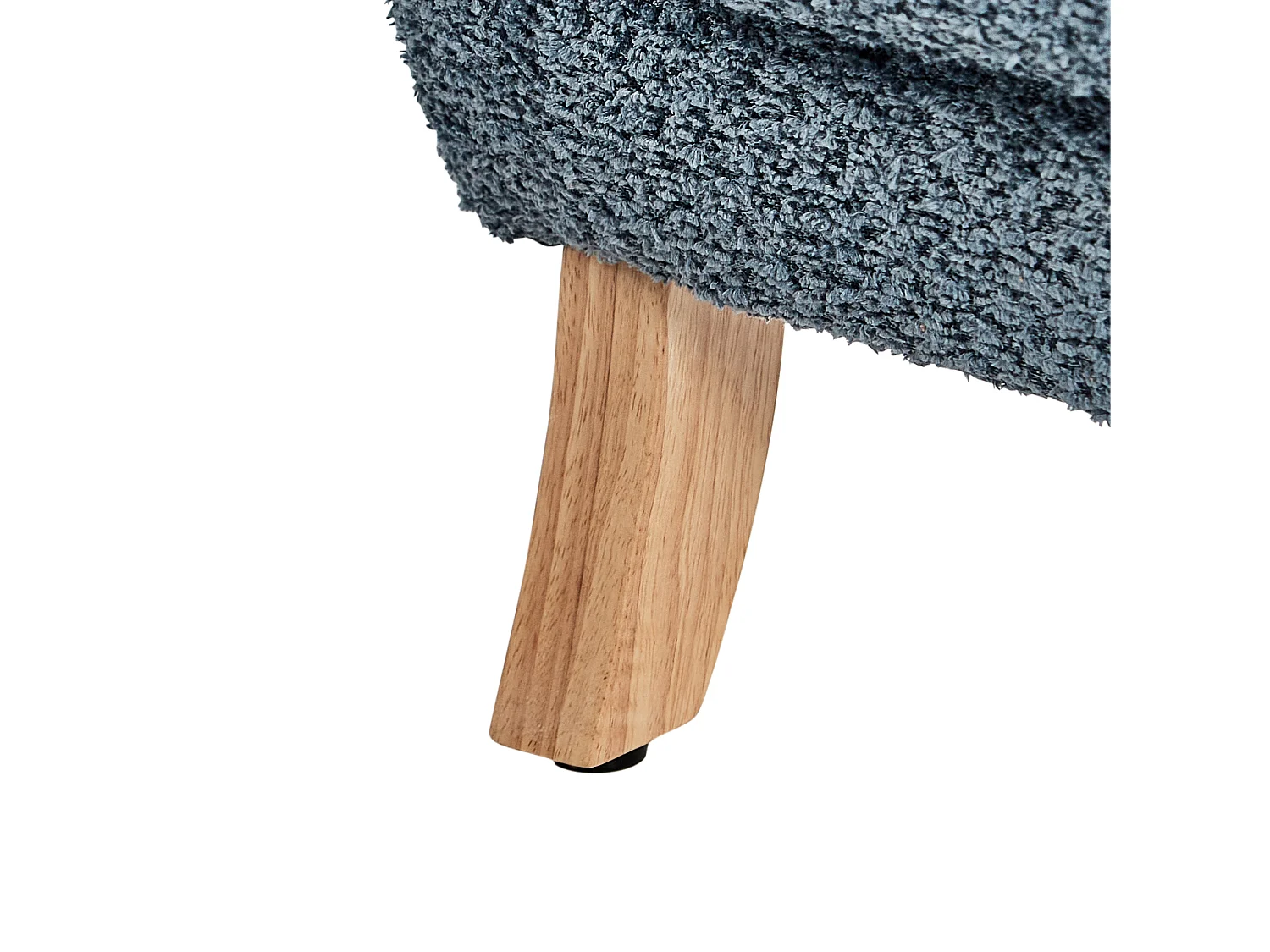 Fauteuil pour enfant en bouclé bleu foncé FARUM