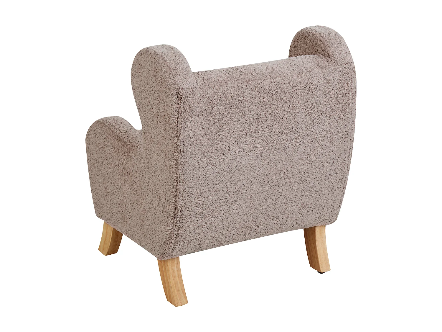 Fauteuil pour enfants FARUM Bouclé Taupe