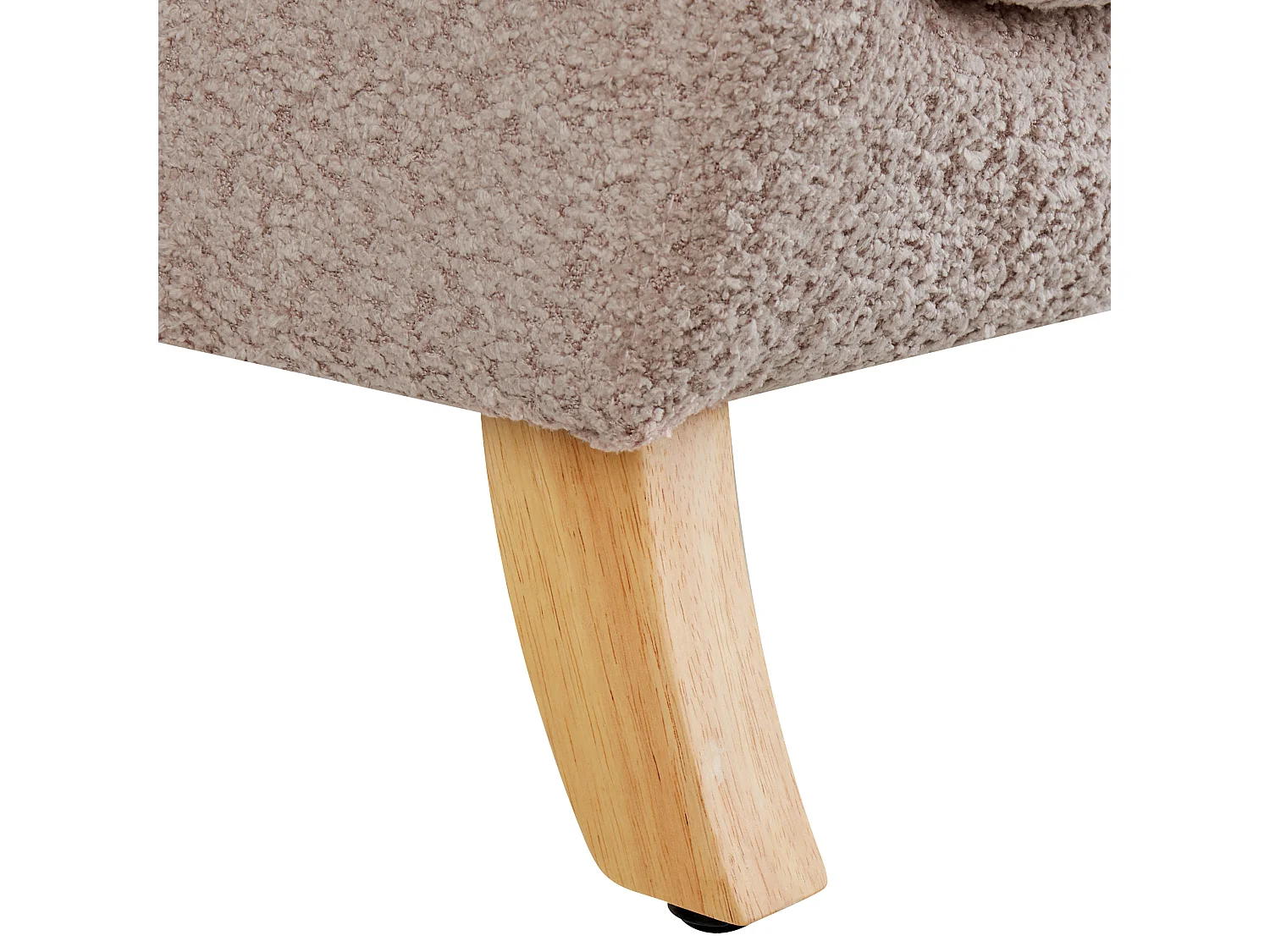 Fauteuil pour enfants FARUM Bouclé Taupe