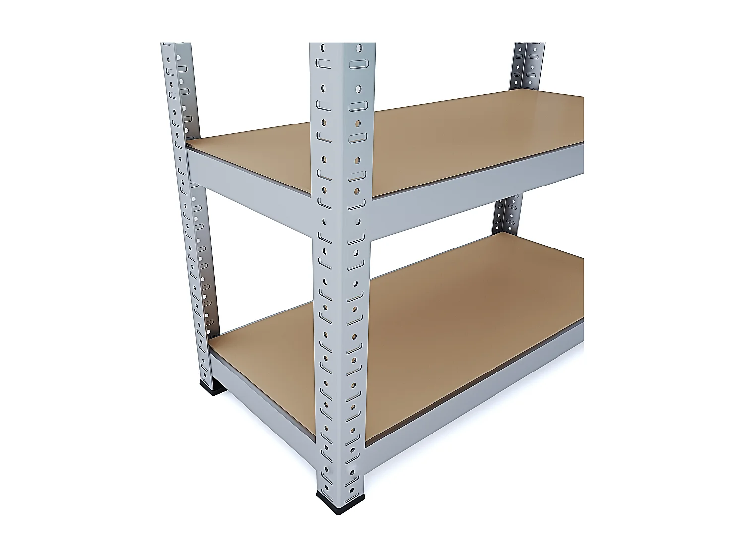 2 Scaffali In Metallo E MDF Scaffale Ad Alta Portata Fino a 875 kg Con 5 Ripiani Regolabili Ideale Per Garage Officina Cantina Magazzino Modulare 180 x 90 x 40 cm