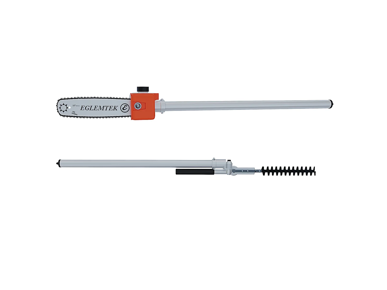 Decespugliatore A Scoppio Benzina 52 cc 4 in 1 Multifunzione Tagliasiepi Troncarami Motosega Tagliabordi Uso Domestico Professionale Potatura Abbattimento Arancione