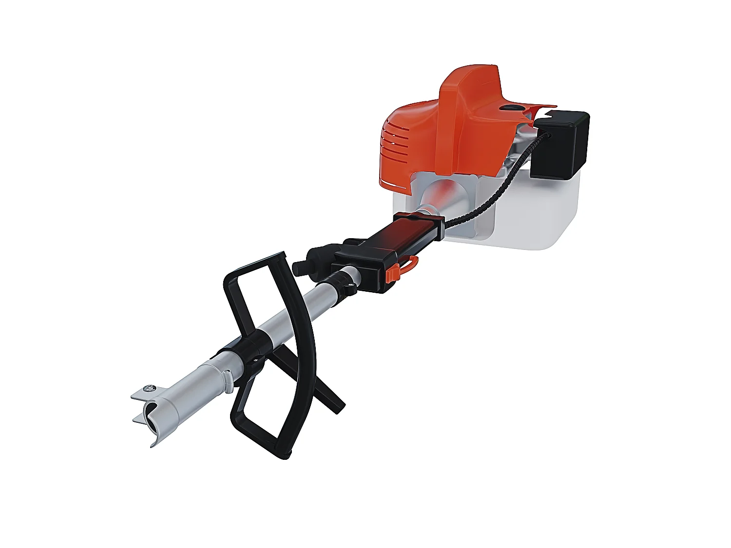 Decespugliatore A Scoppio Benzina 52 cc 4 in 1 Multifunzione Tagliasiepi Troncarami Motosega Tagliabordi Uso Domestico Professionale Potatura Abbattimento Arancione