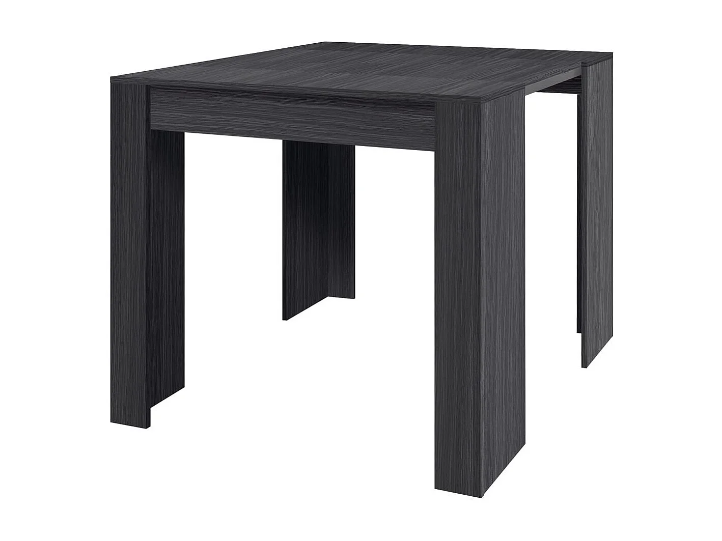 Tavolo Consolle Allungabile Oslo Fino A 2.37 Metri, Tavolo 10 Posti Salvaspazio Multiposizione, Design Moderno Ed Elegante 78 x 51 x 90 cm Wenge