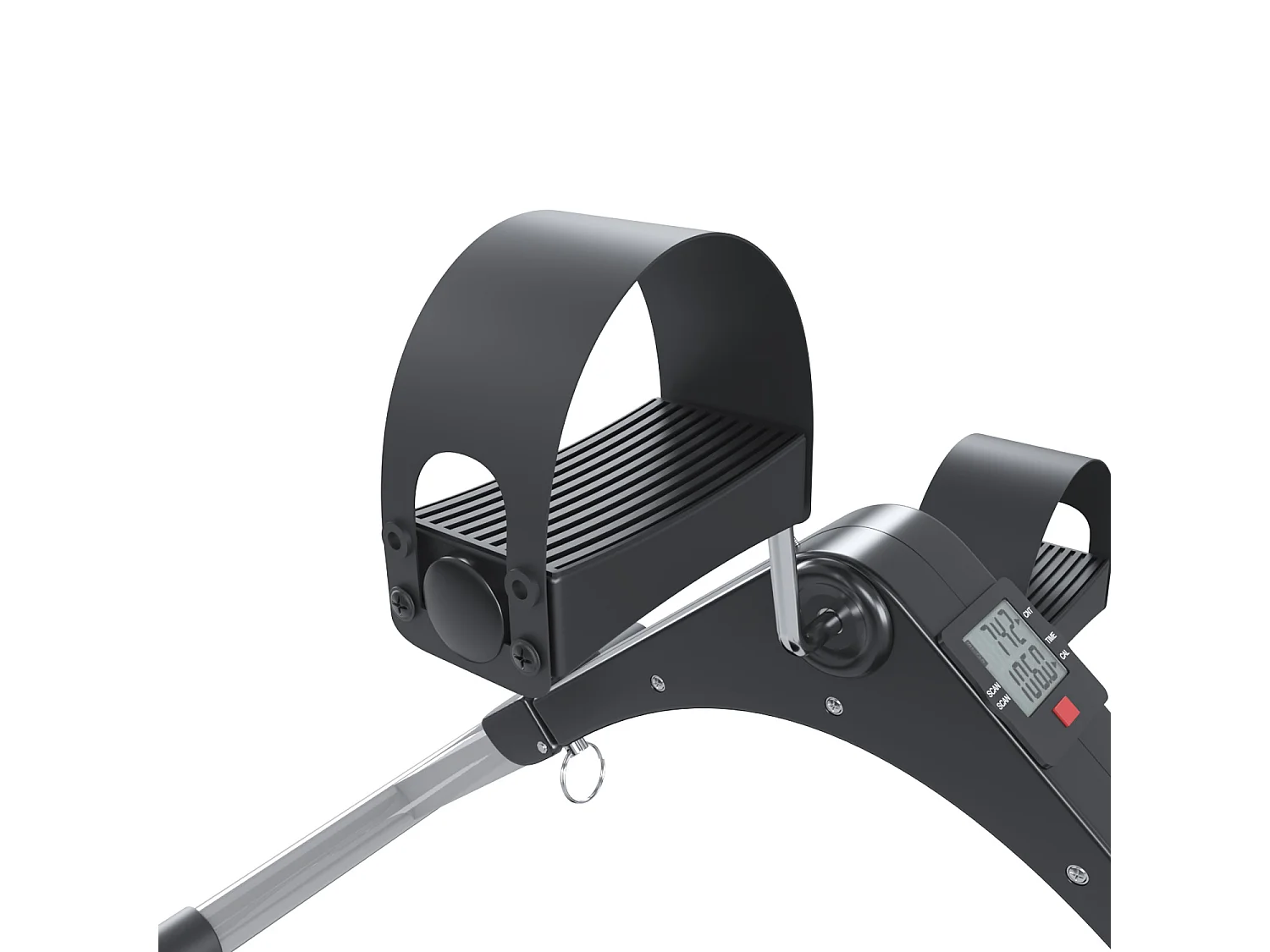 Pedaliera Riabilitazione Mini Cyclette Dispositivo Pieghevole Per Anziani Pedali Antiscivolo Display LCD Esercizio Fitness Da Tavolo Scrivania