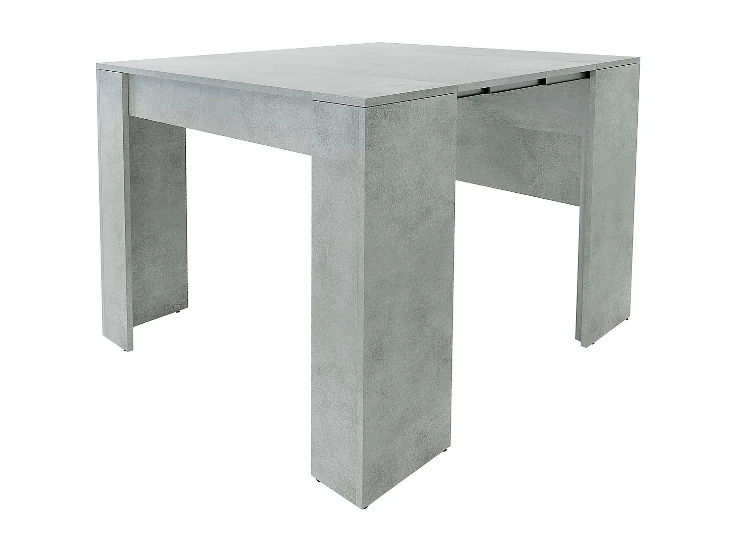 Tavolo Consolle Allungabile Oslo Fino A 2.37 Metri, Tavolo 10 Posti Salvaspazio Multiposizione, Design Moderno Ed Elegante 78 x 51 x 90 cm Grigio