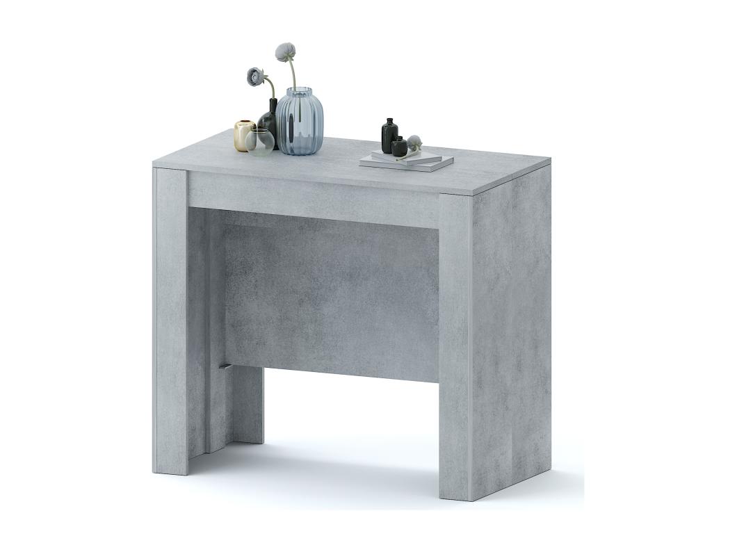 Tavolo Consolle Allungabile 3 Metri 14 Posti Salvaspazio Multiposizione Design Moderno Elegante Consolle Per Casa Ufficio 78 x 51 x 90 cm Grigio