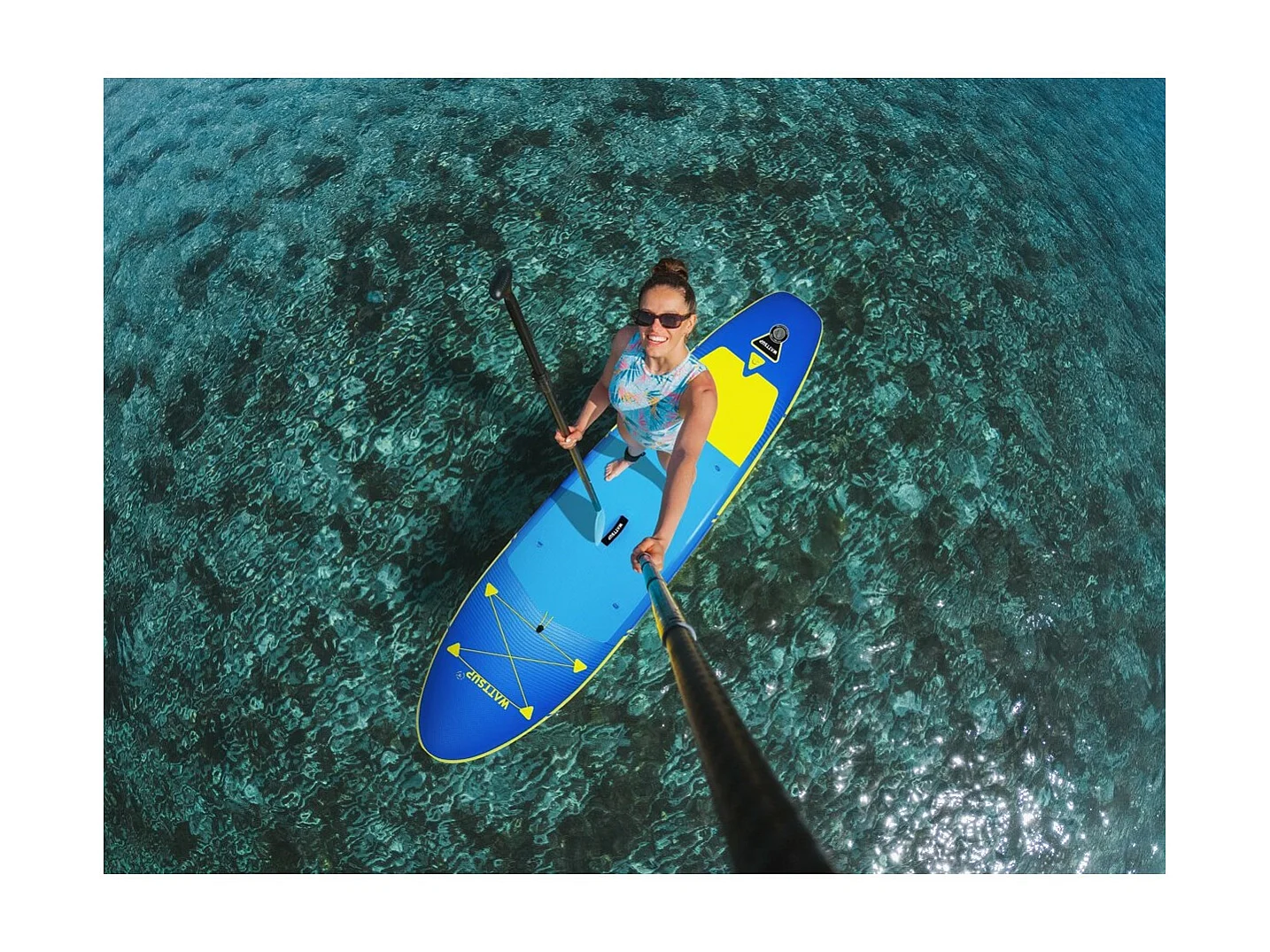 Sup Gonflable WATTSUP F10 10' - 305x81x15cm Dropstitch - Pack Pagaie Leash Pompe Sac de Transport