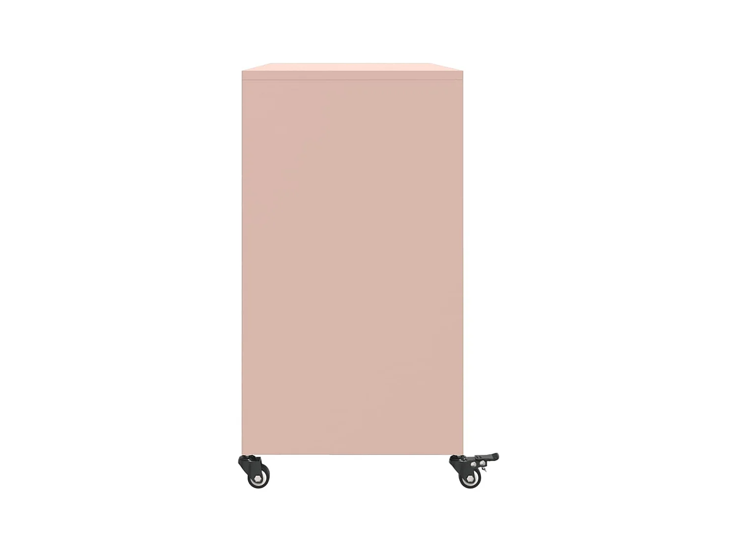 Buffet rose 100,5x39x72 cm acier