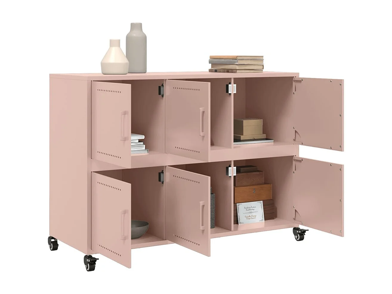 Sideboard Rosa 100,5x39x72 cm Stahl