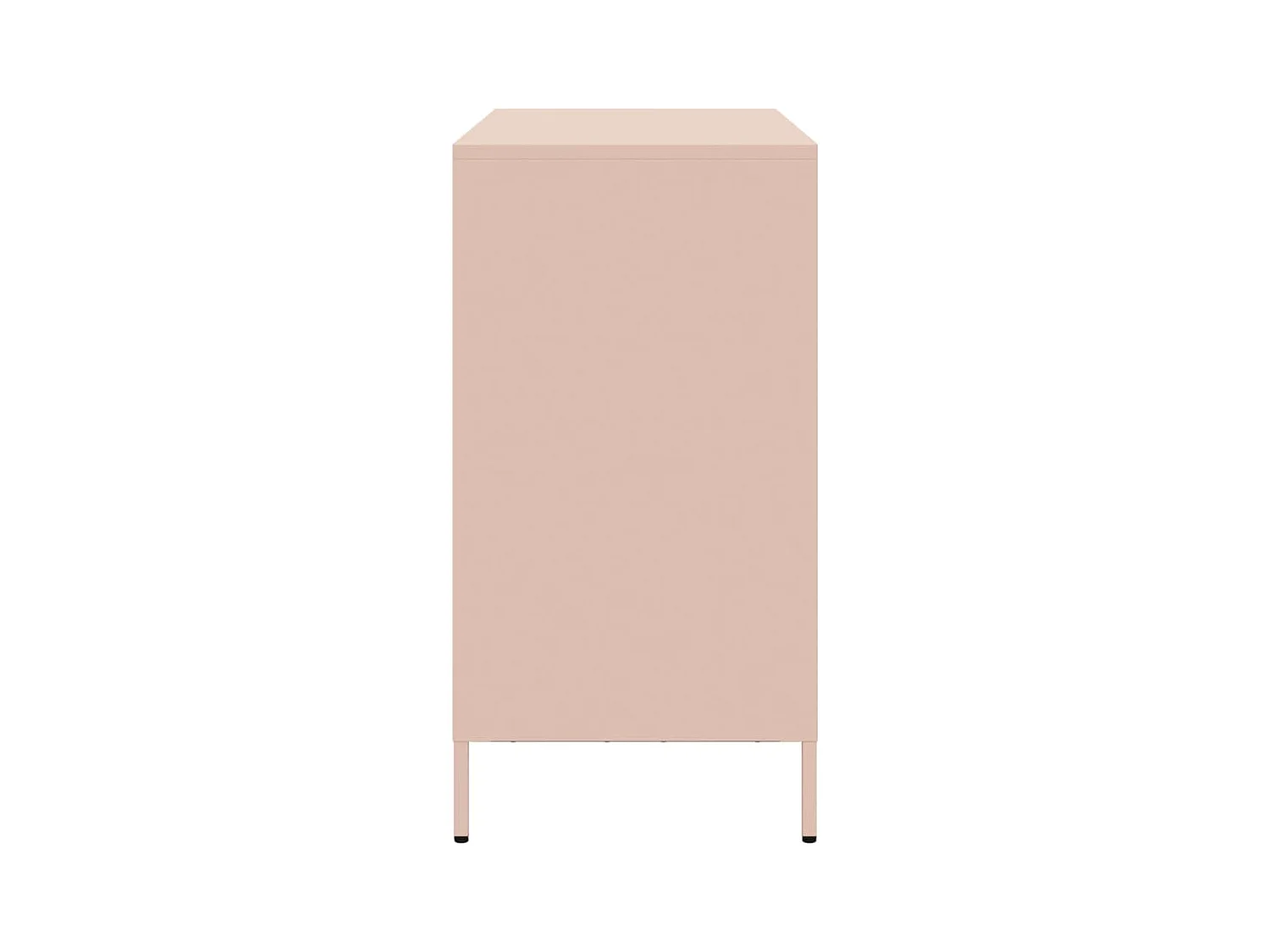 Buffet rose 101,5x39x73,5 cm acier laminé à froid