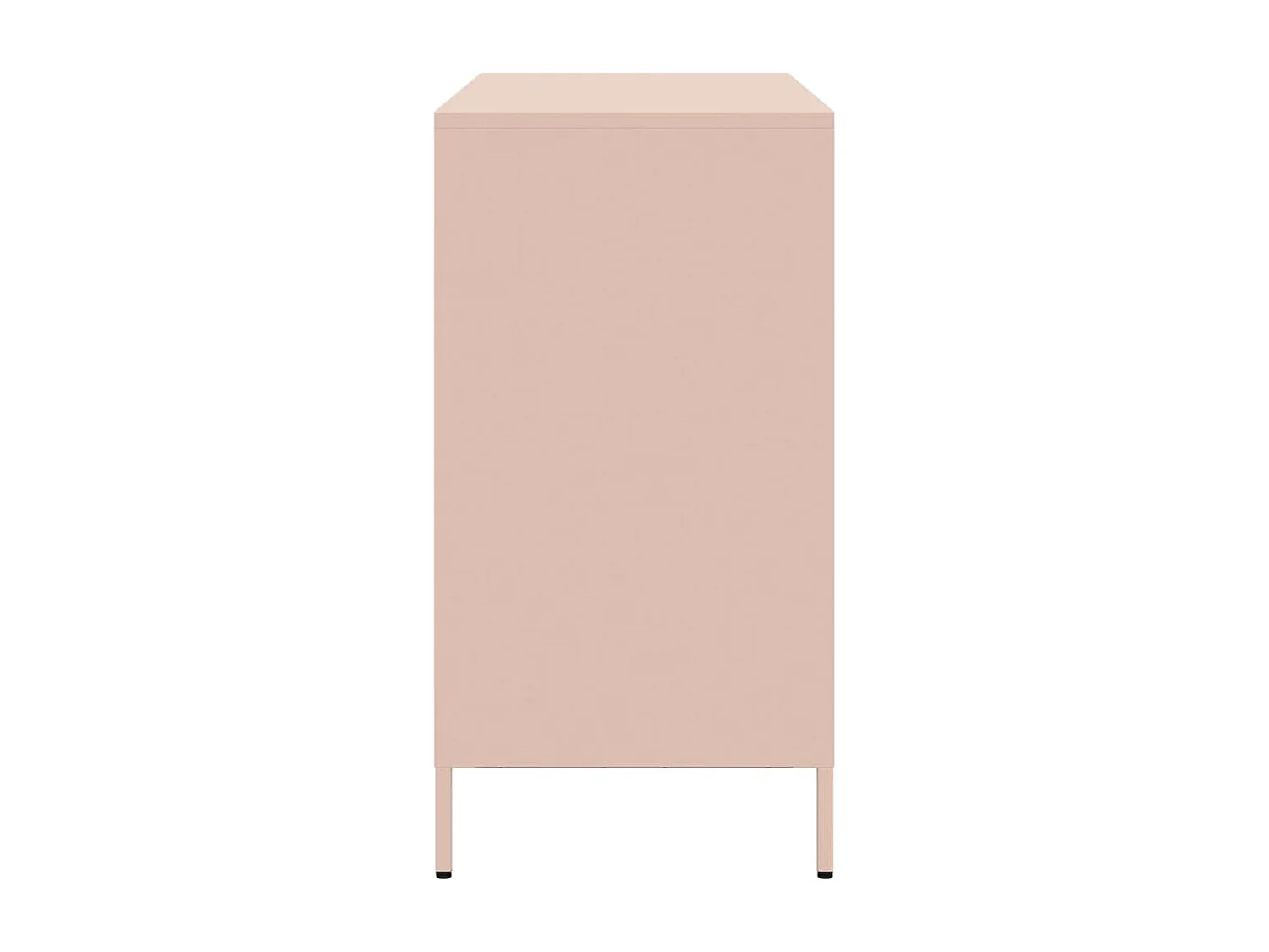 Buffet rose 101,5x39x73,5 cm acier laminé à froid